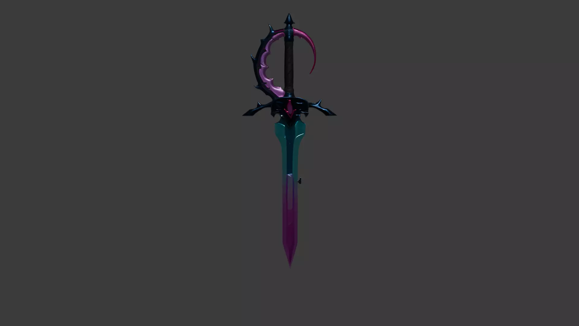 Rainbow Sword 3D model_0