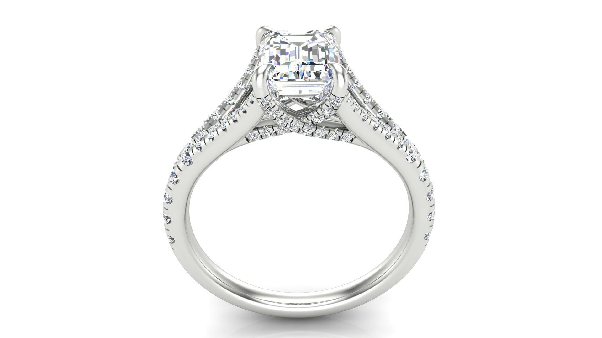 Split Shanke Ring 3D print model_3