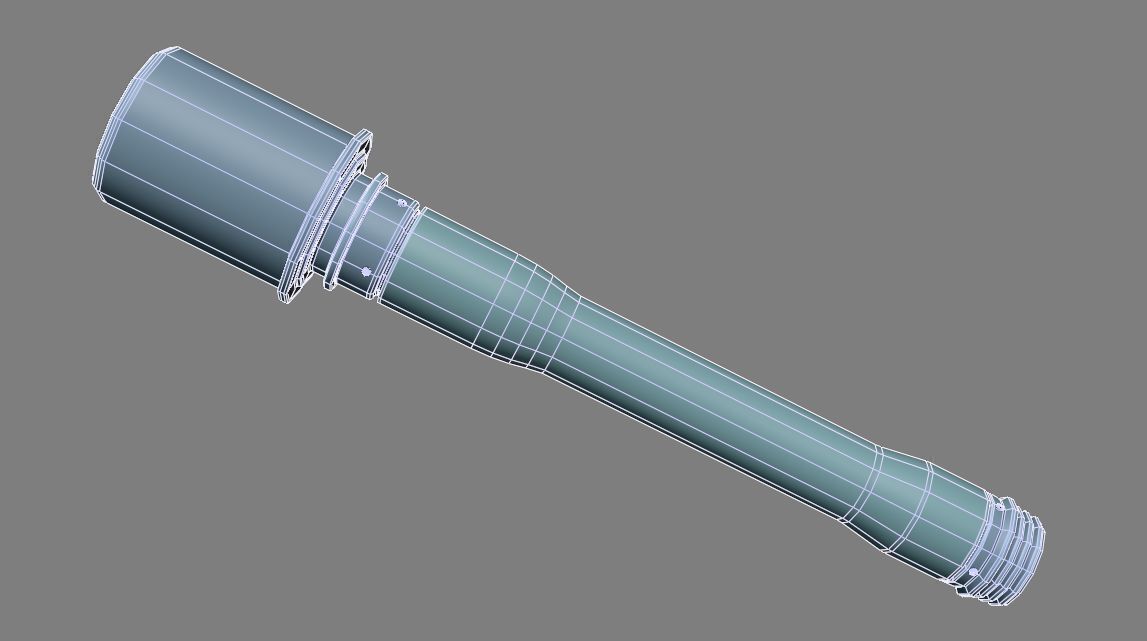 Stick Grenade - Stielhandgranate 3D model_6