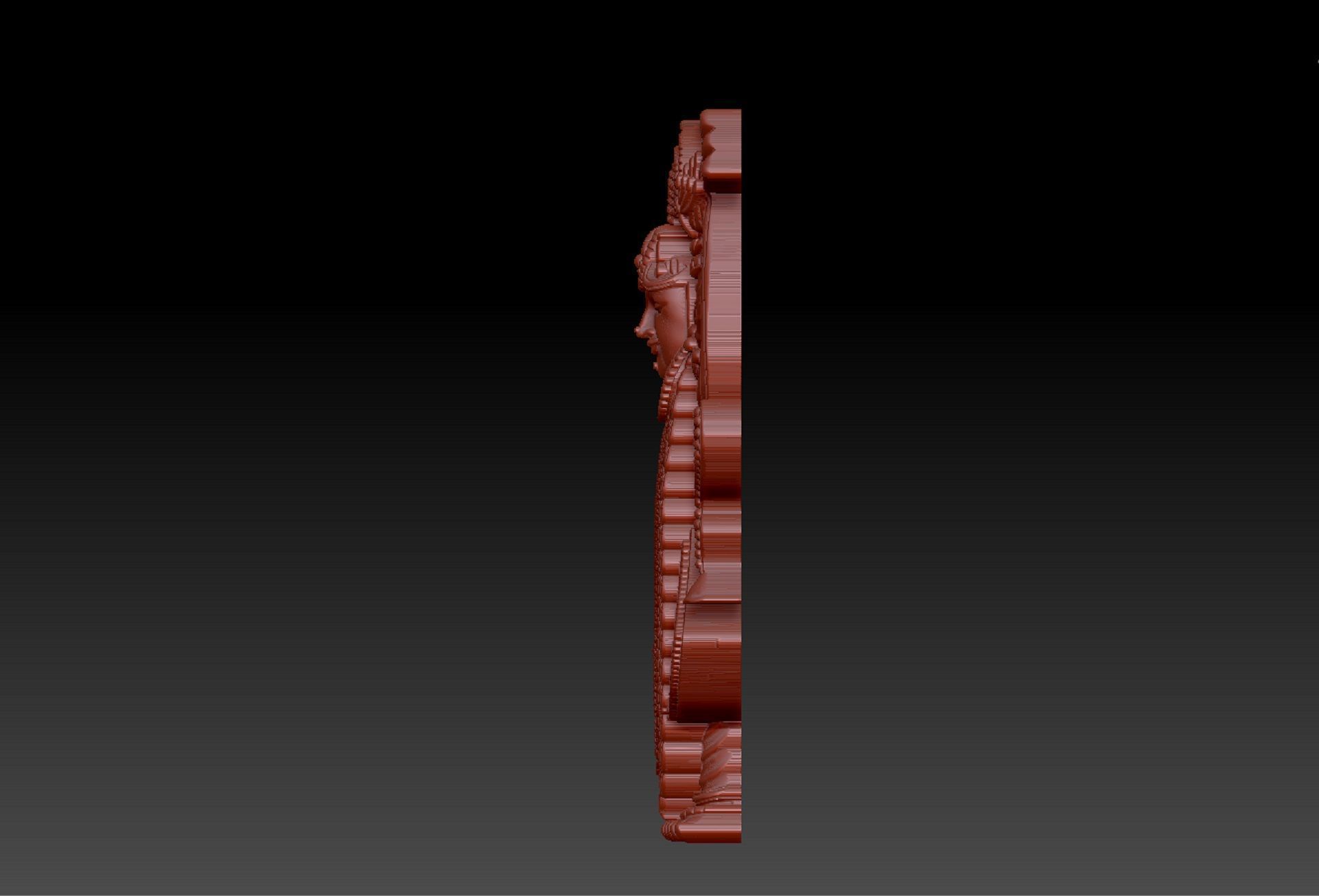 Shrinathji PENDENT 3D print model_3