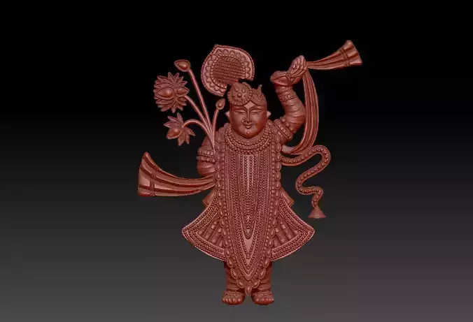 Shrinathji PENDENT 3D print model