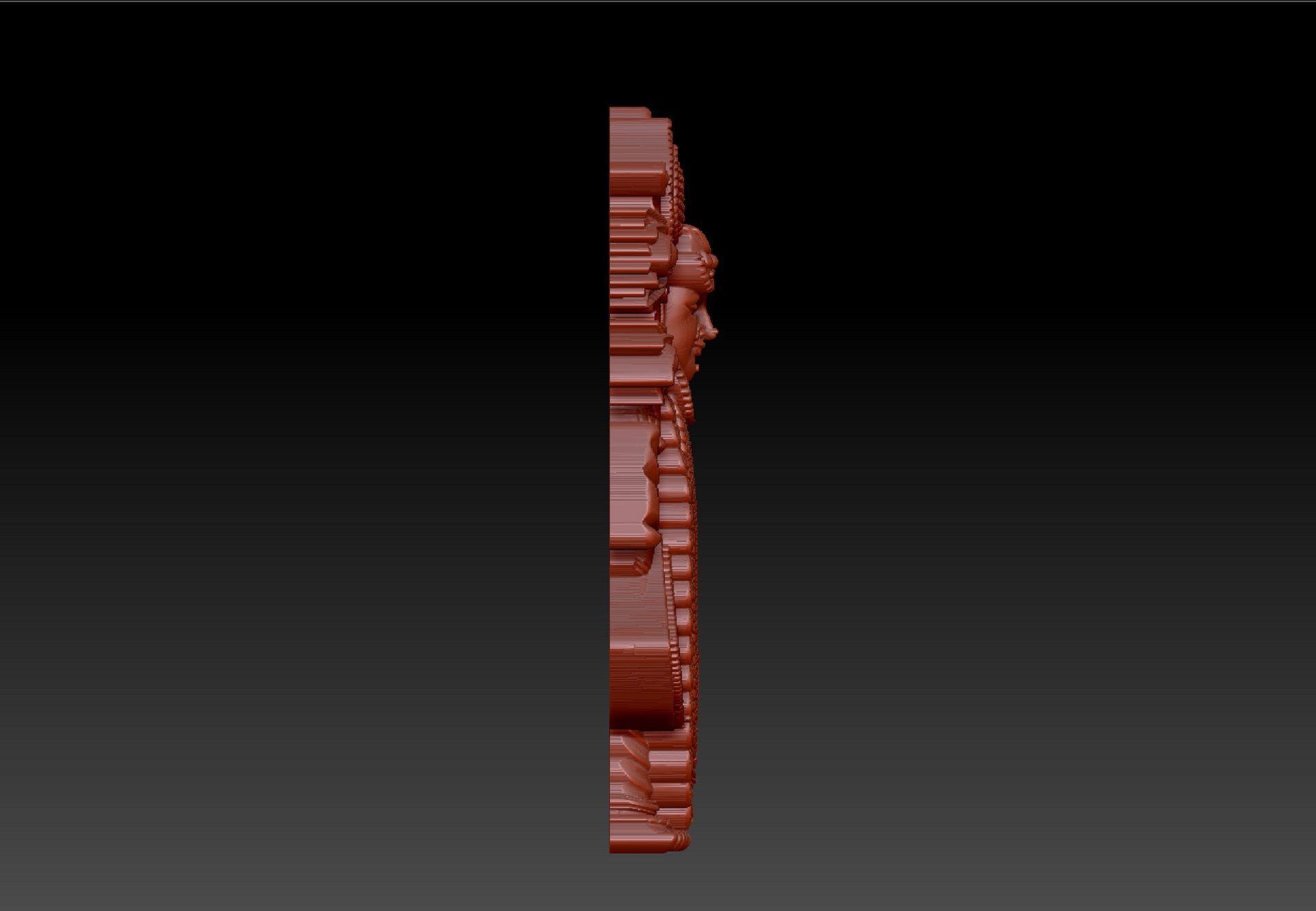 Shrinathji PENDENT 3D print model_5