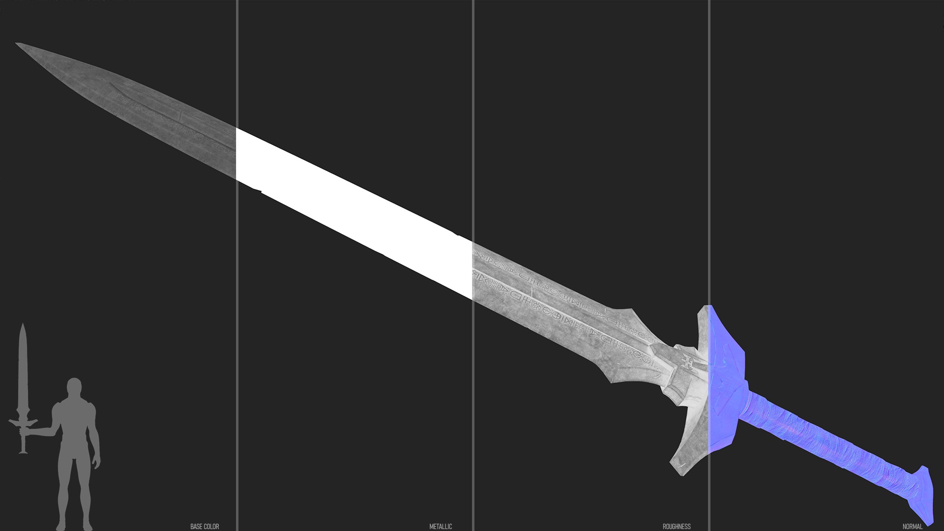 Sword - DF Low-poly 3D model_3