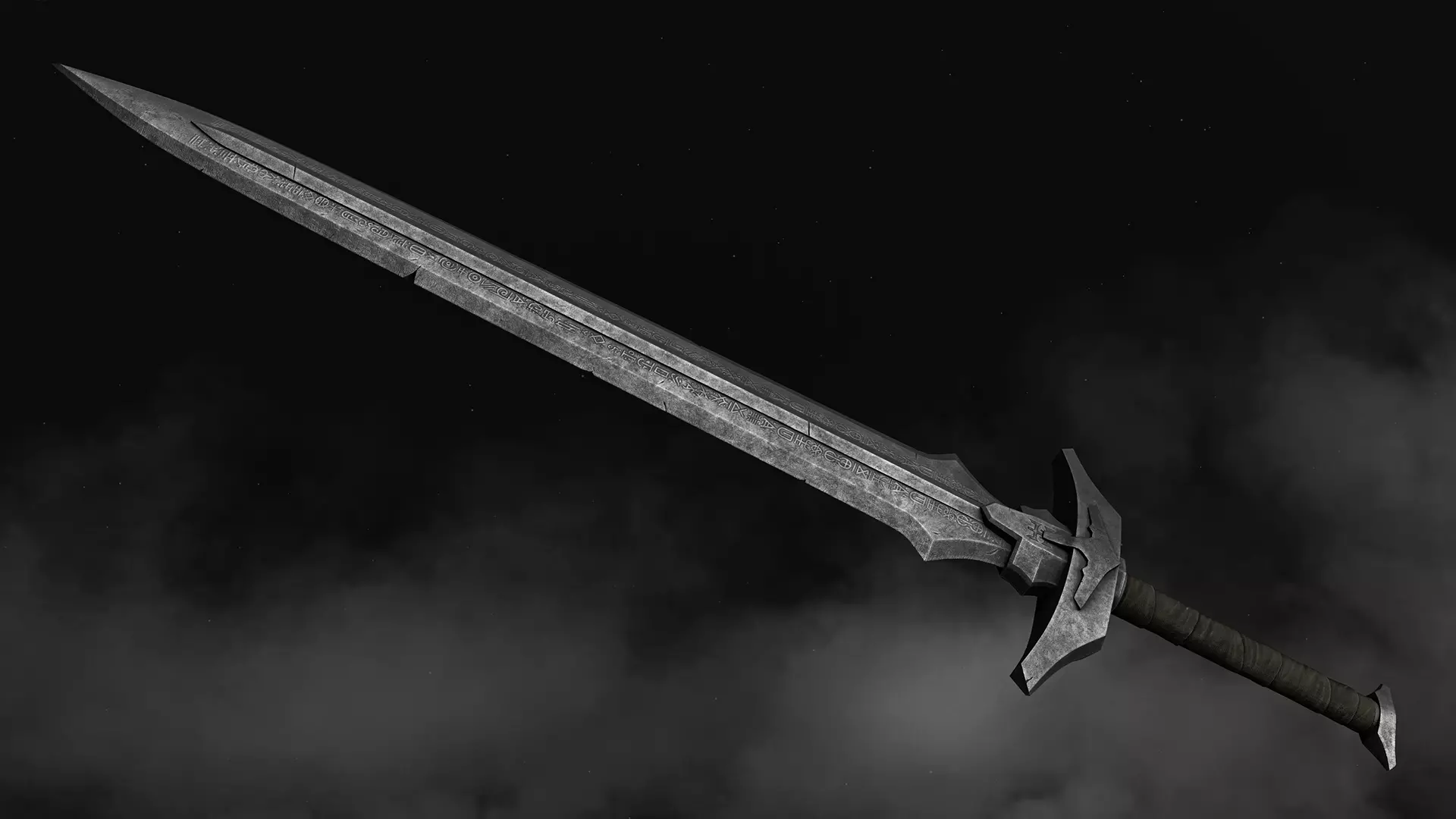 Sword - DF Low-poly 3D model_0