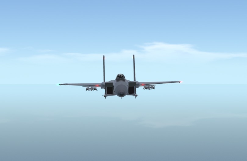 F-15C Eagle High Quality 3D CGI Model Low-poly 3D model_3