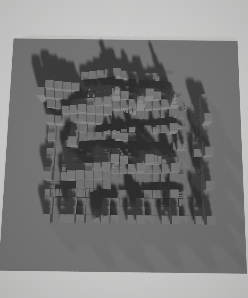 The Cube Virtual Art Gallery Empty Expo Low-poly 3D model_4