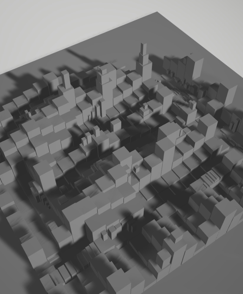 The Cube Virtual Art Gallery Empty Expo Low-poly 3D model_3