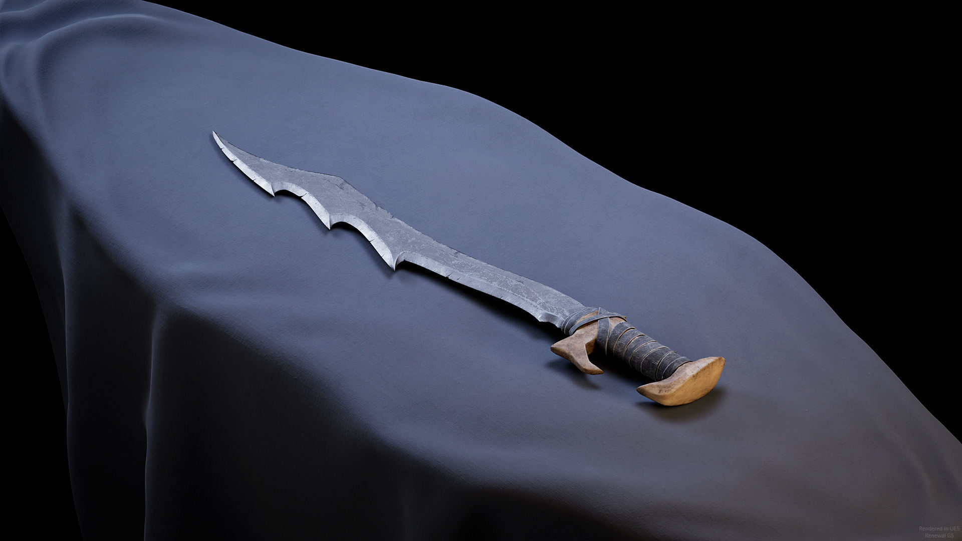 Sword - Goblin Low-poly 3D model_4