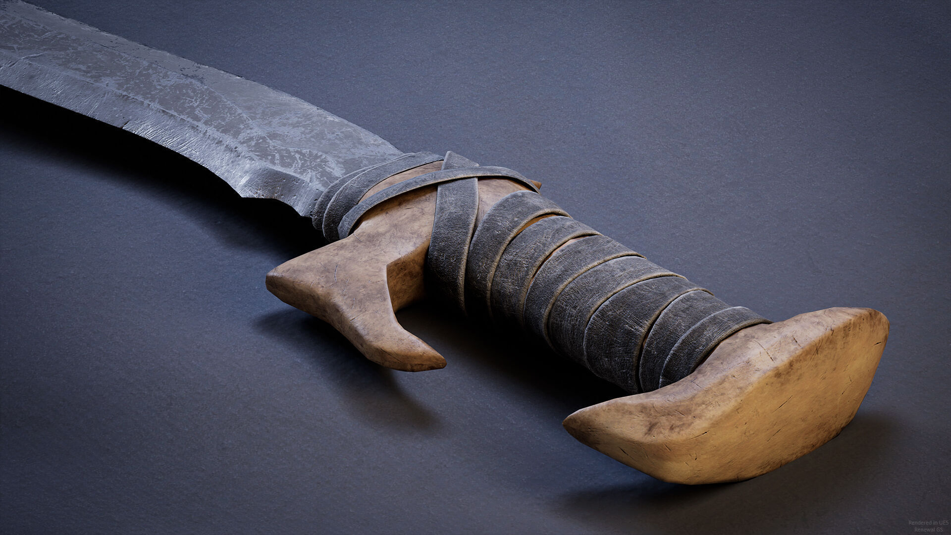 Sword - Goblin Low-poly 3D model_5