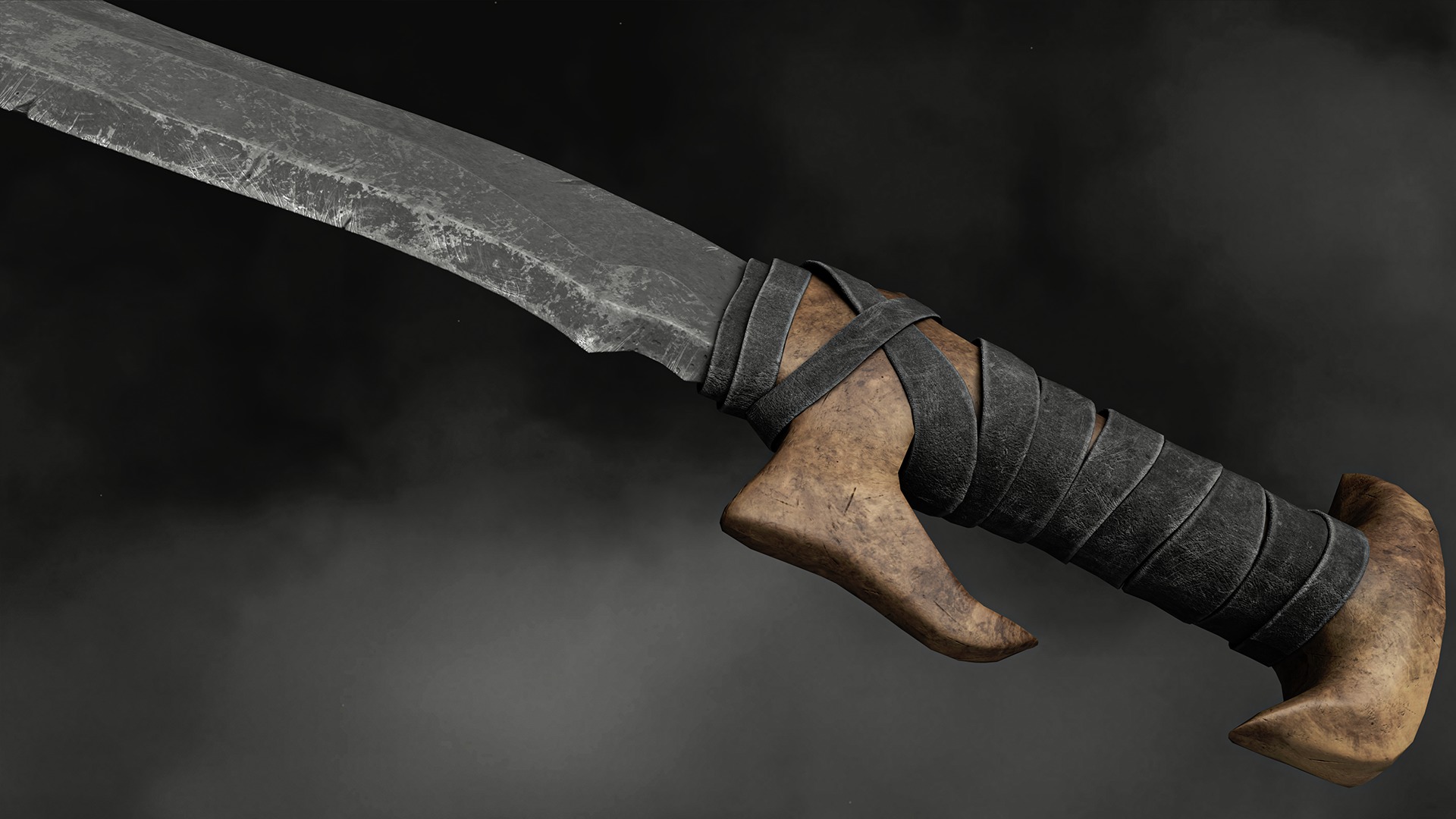 Sword - Goblin Low-poly 3D model_2