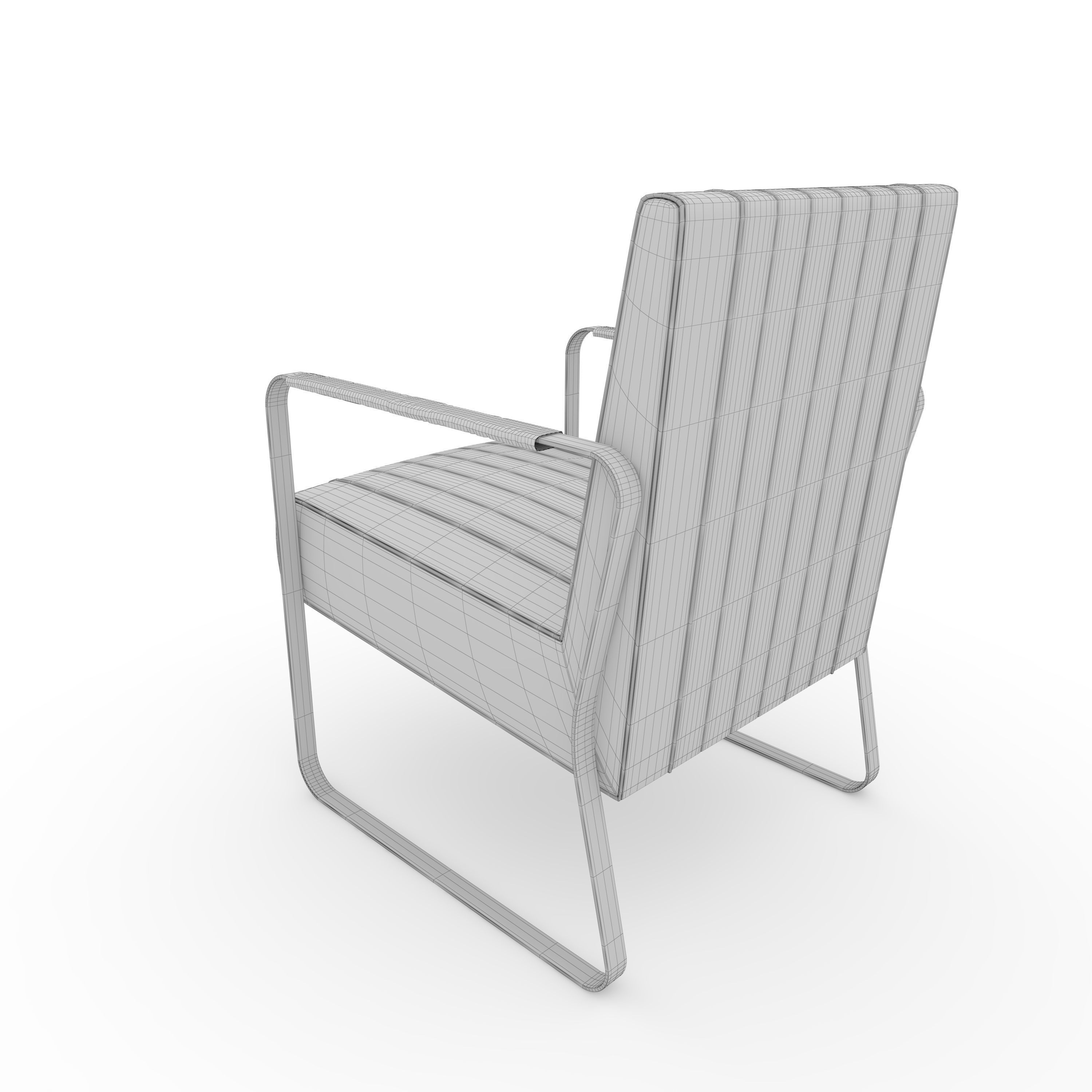 Armchair 59 3D model_7