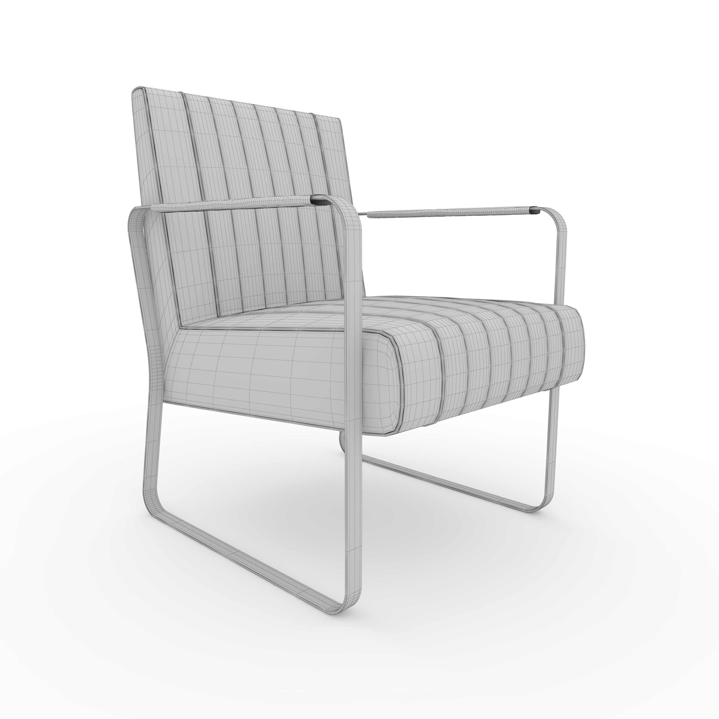 Armchair 59 3D model_9