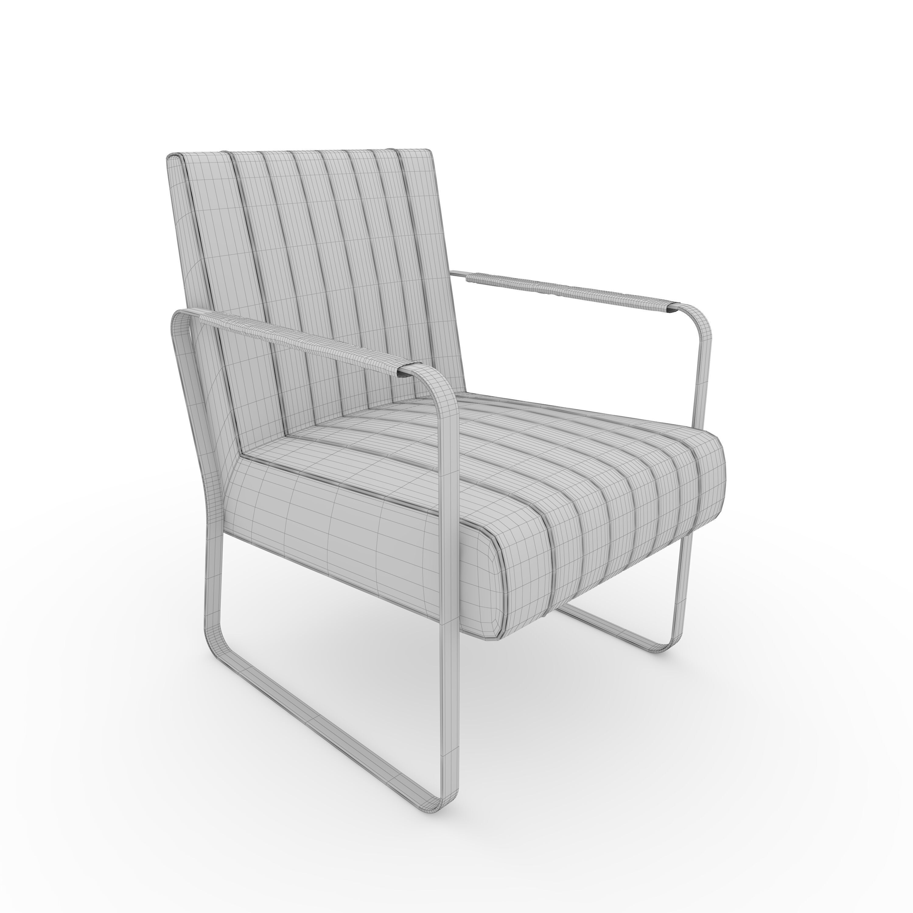 Armchair 59 3D model_1