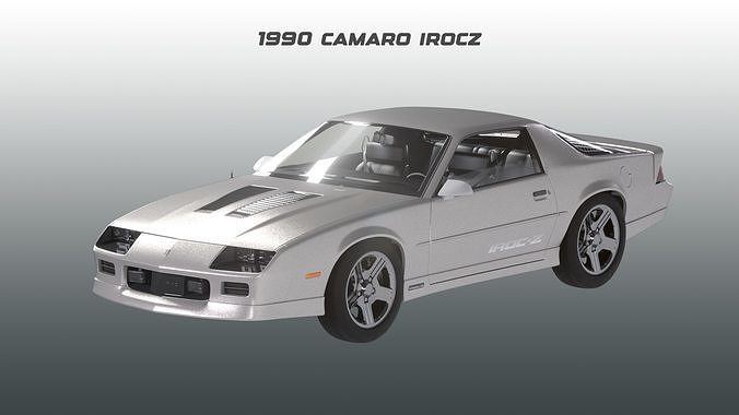 Chevrolet - 1990 - Camaro IROC-Z 3D model