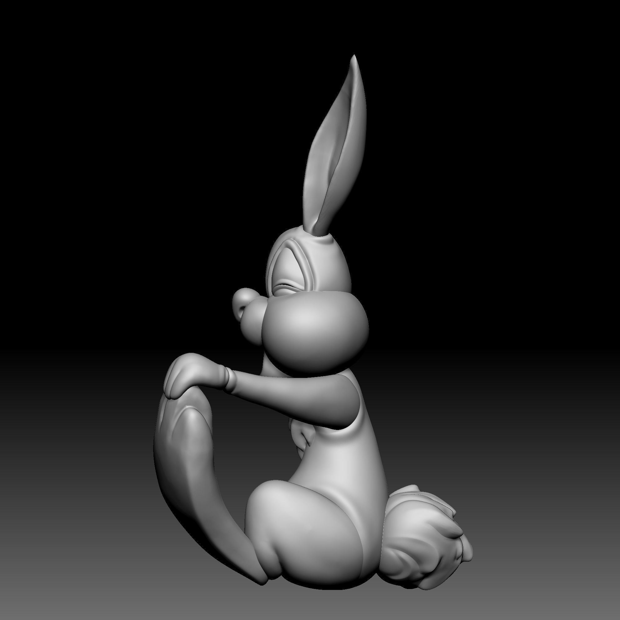 Rabbit - Sleeping beauty - 020 3D print model_12