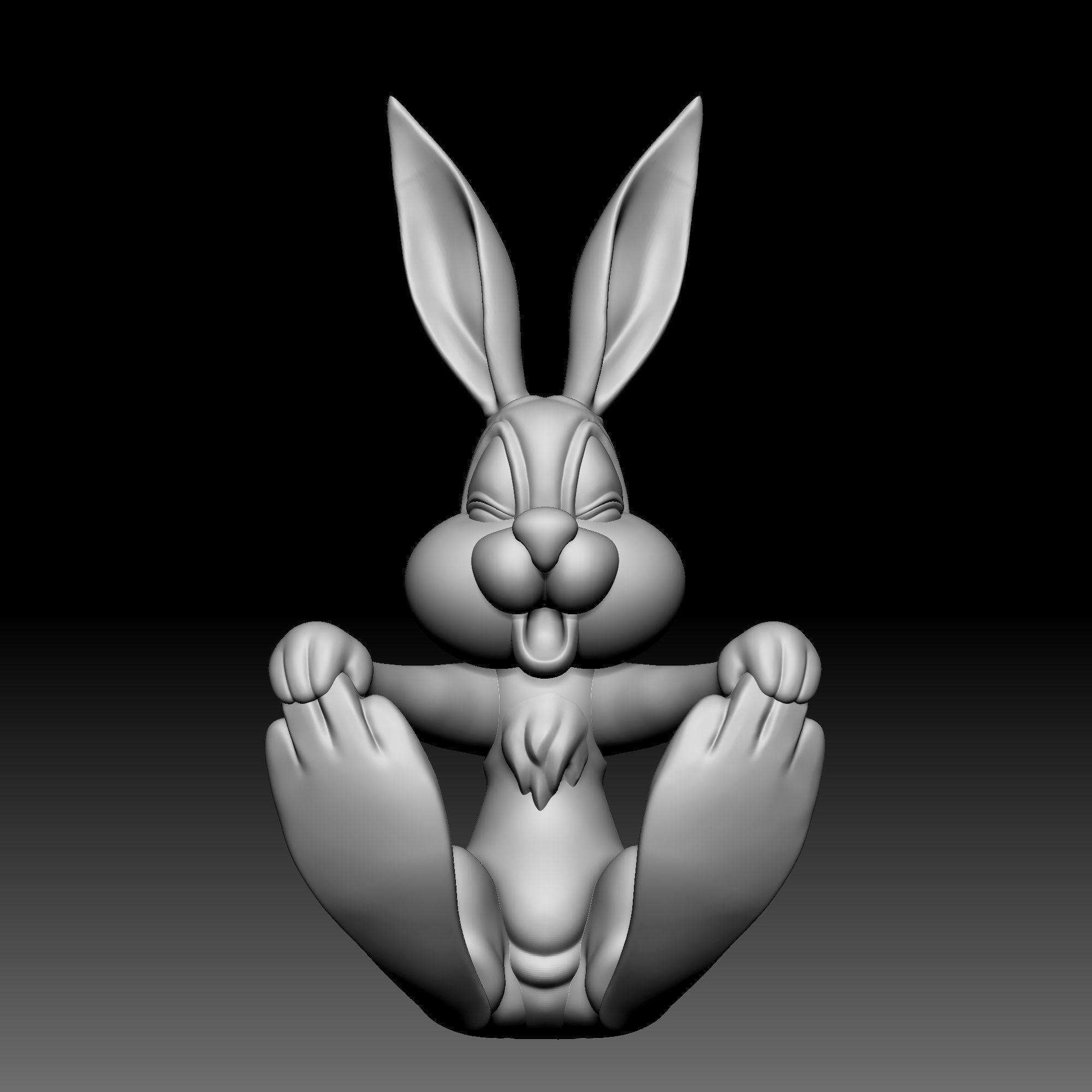 Rabbit - Sleeping beauty - 020 3D print model_8
