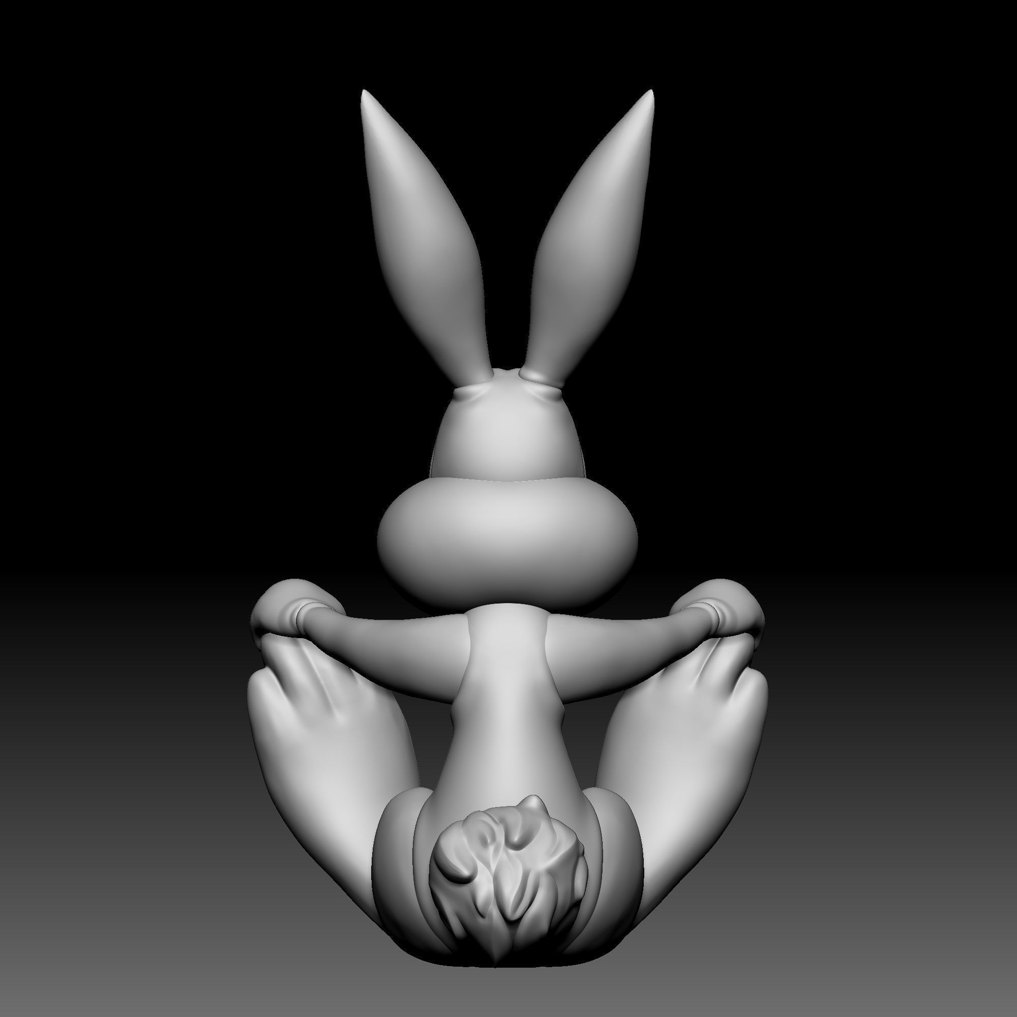Rabbit - Sleeping beauty - 020 3D print model_4