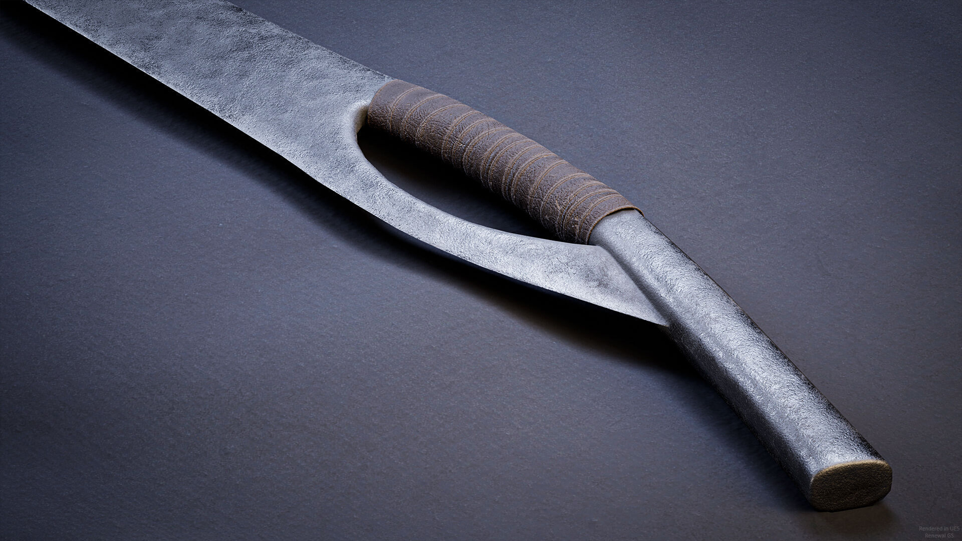 Sword - Goblin Low-poly 3D model_5