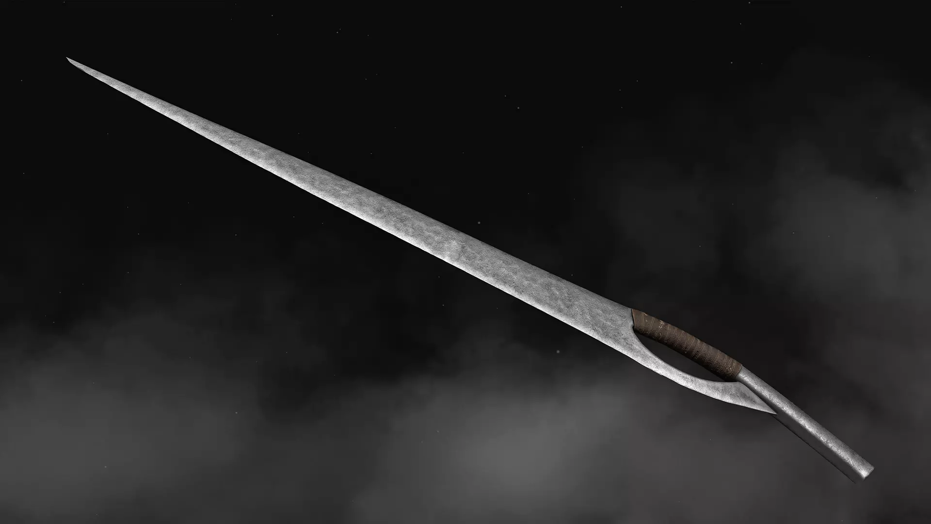 Sword - Goblin Low-poly 3D model_0