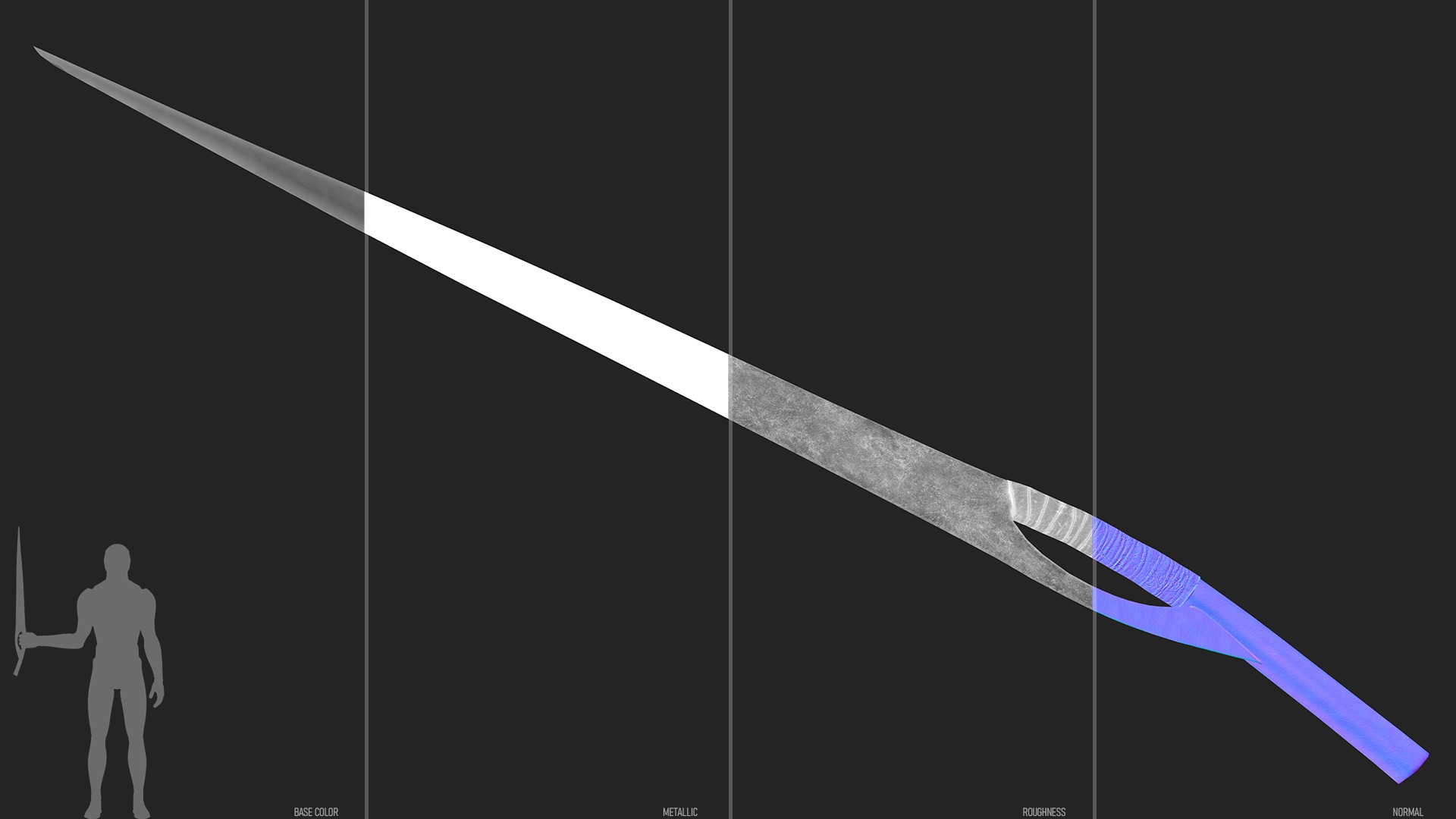 Sword - Goblin Low-poly 3D model_3