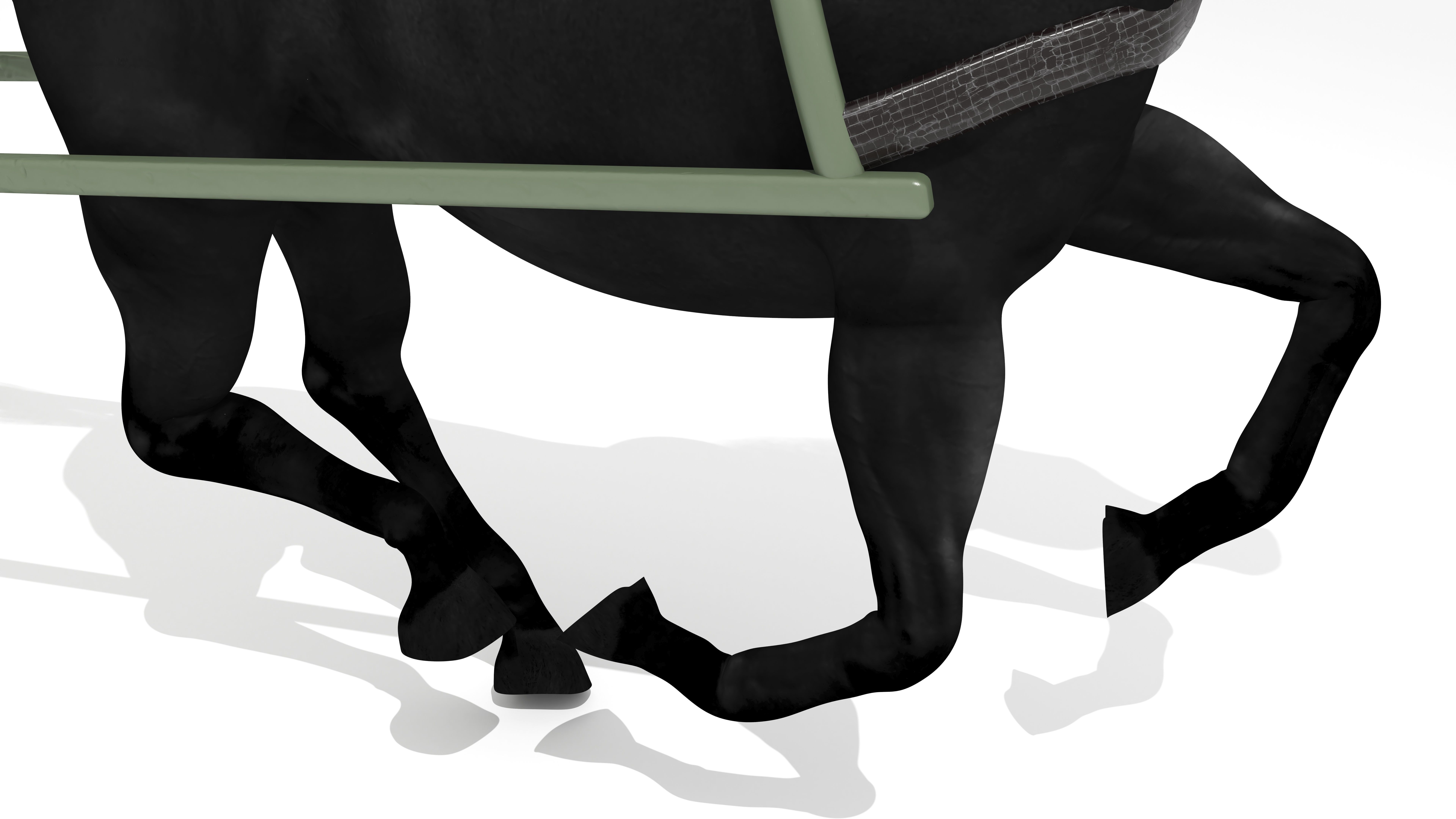 Western Wagon 5 3D model_12