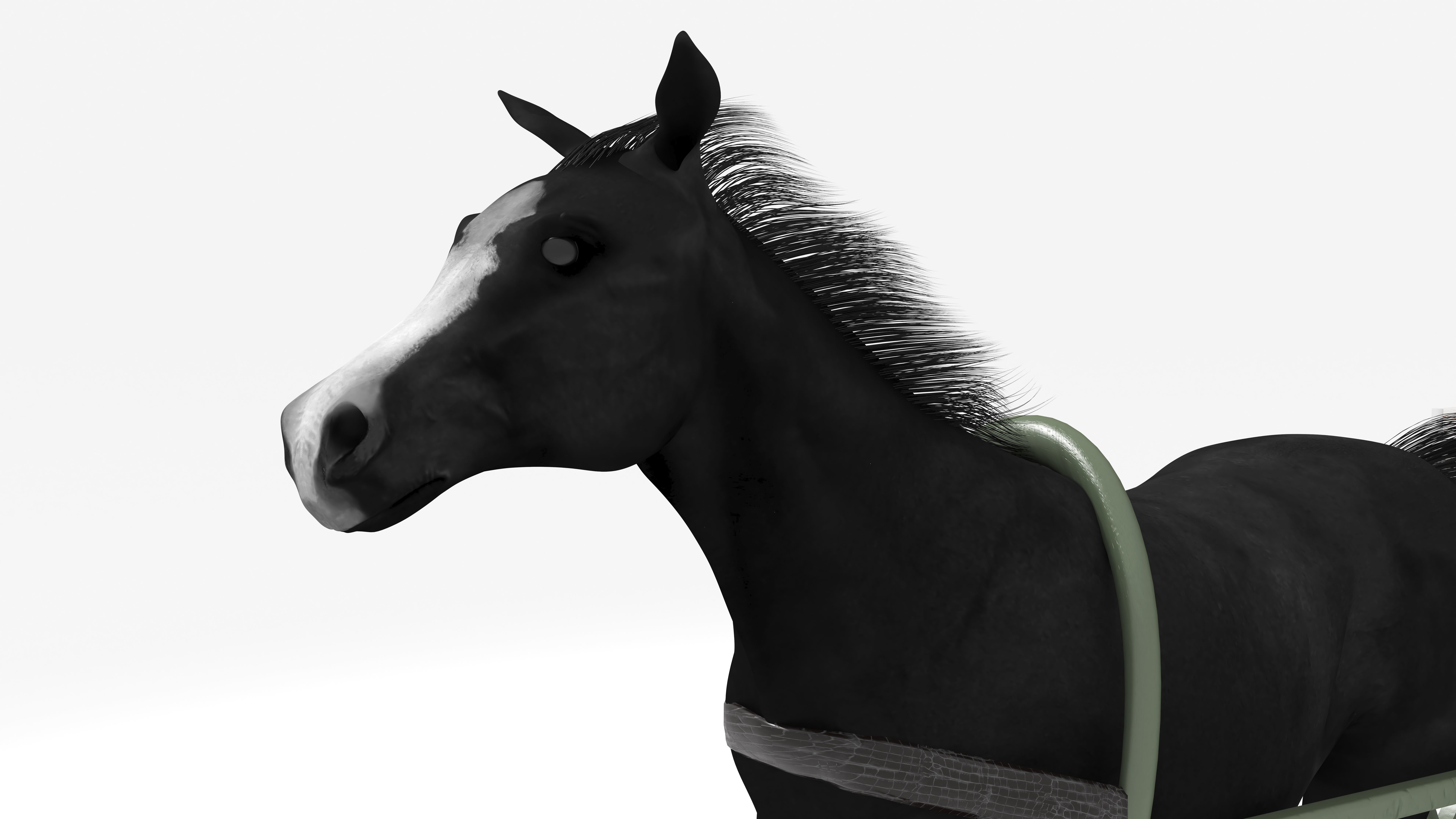 Western Wagon 5 3D model_7