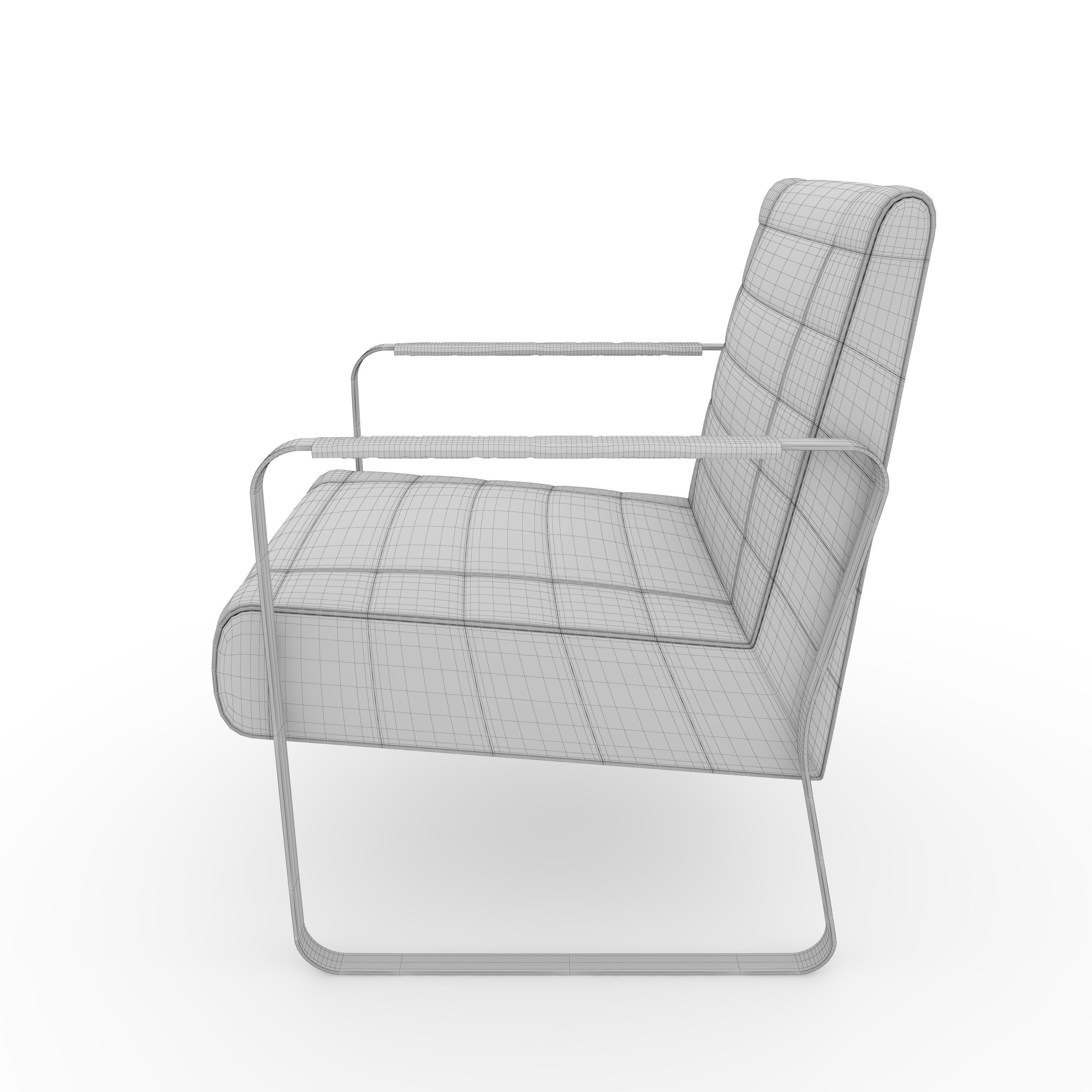 Armchair 61 3D model_5