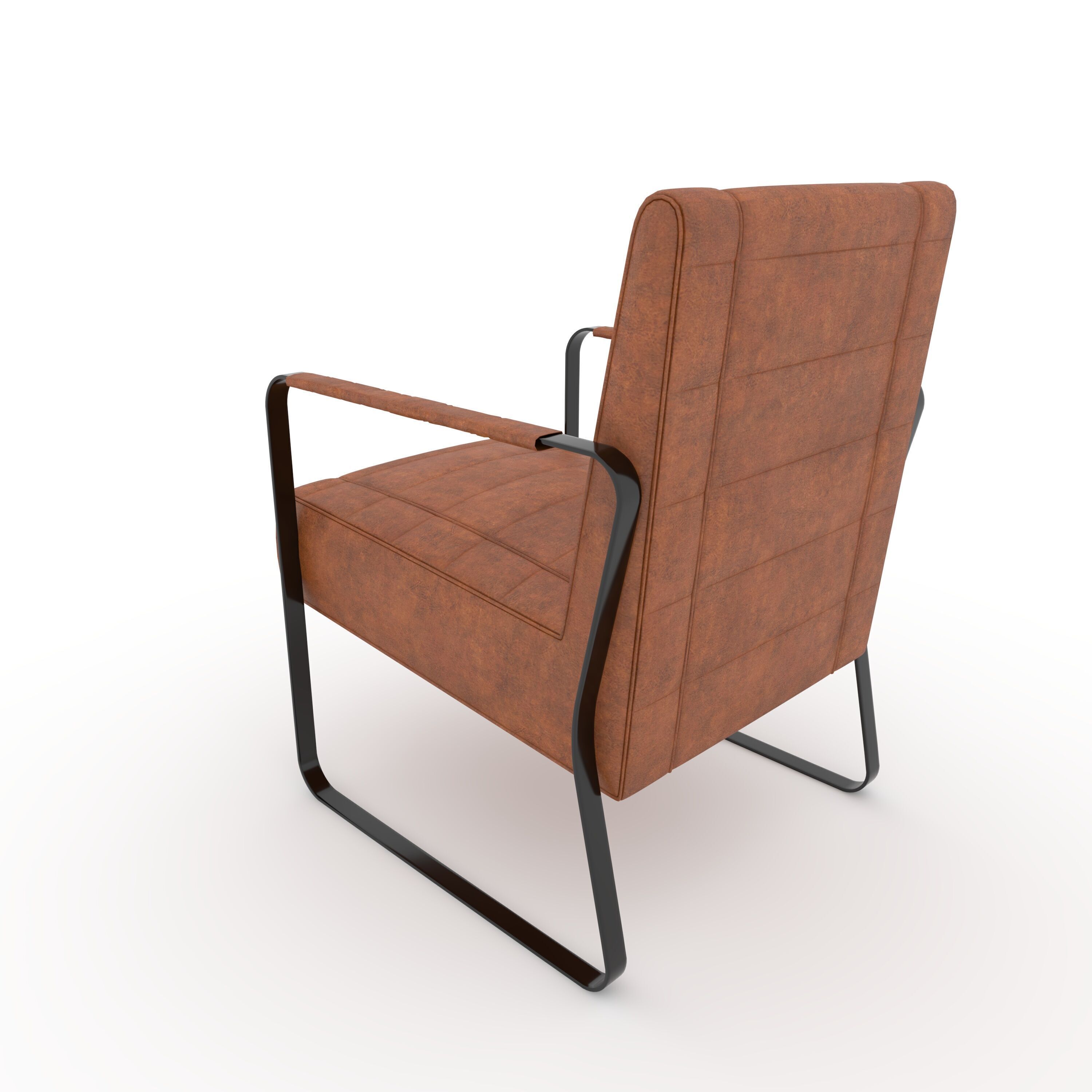 Armchair 61 3D model_6