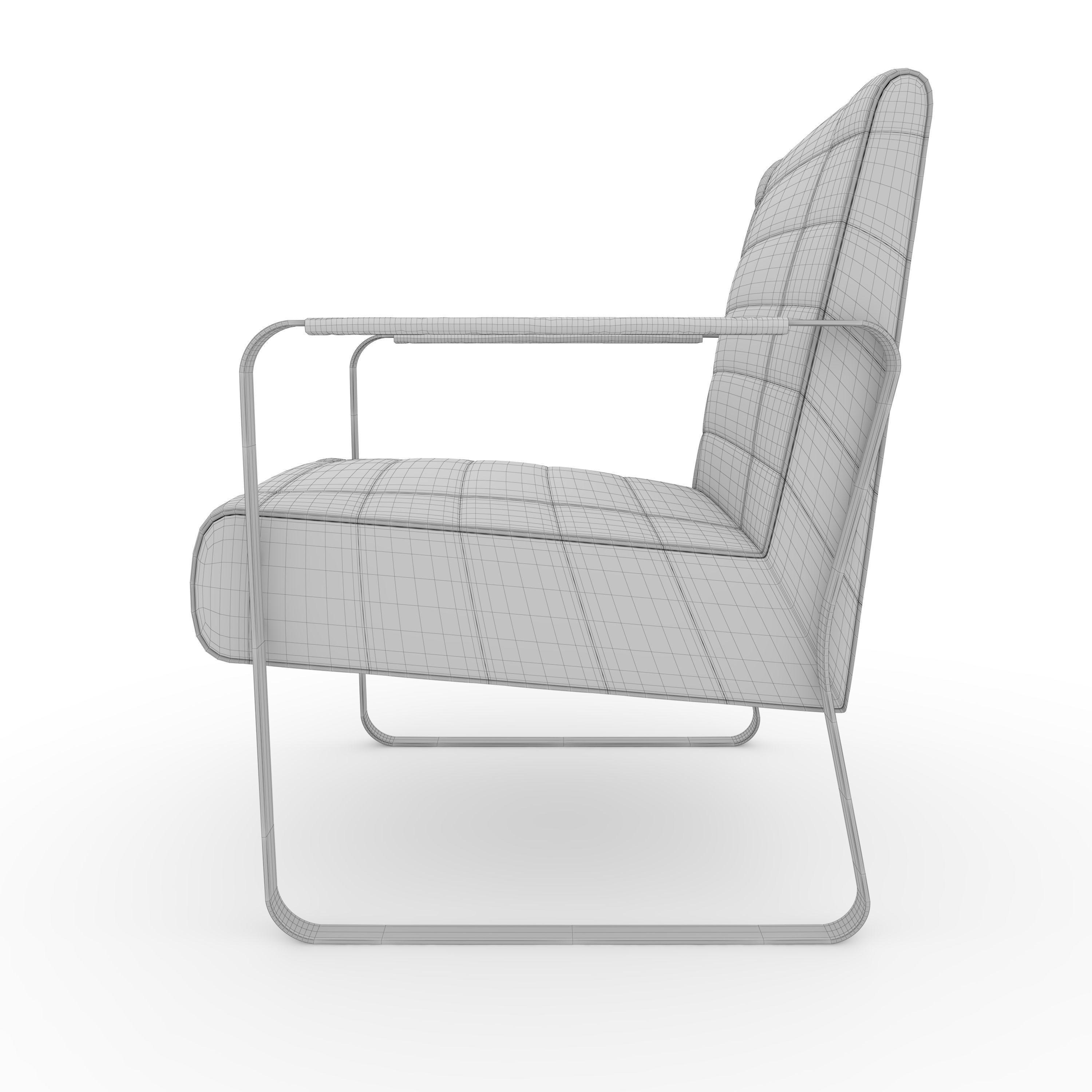 Armchair 61 3D model_13