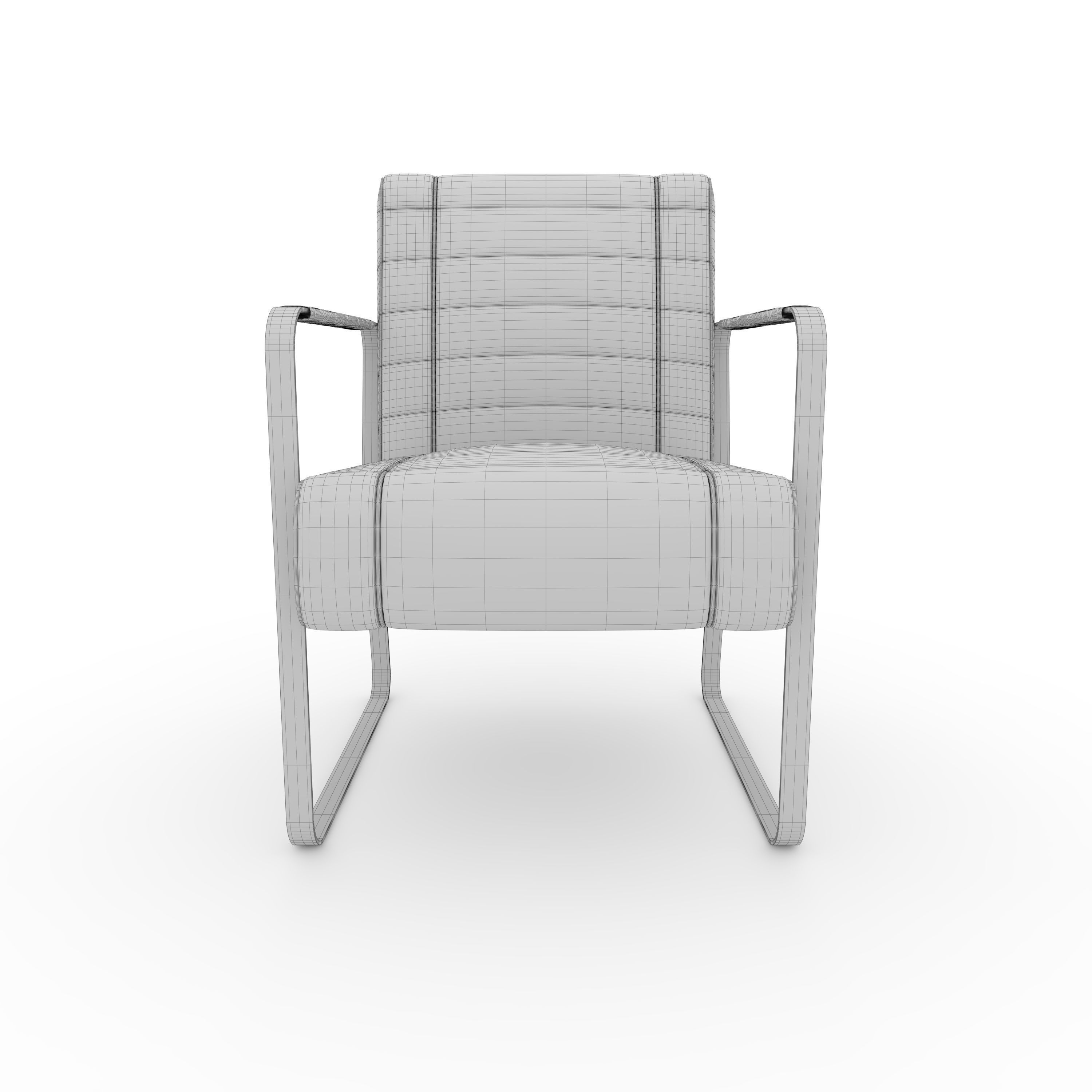 Armchair 61 3D model_11