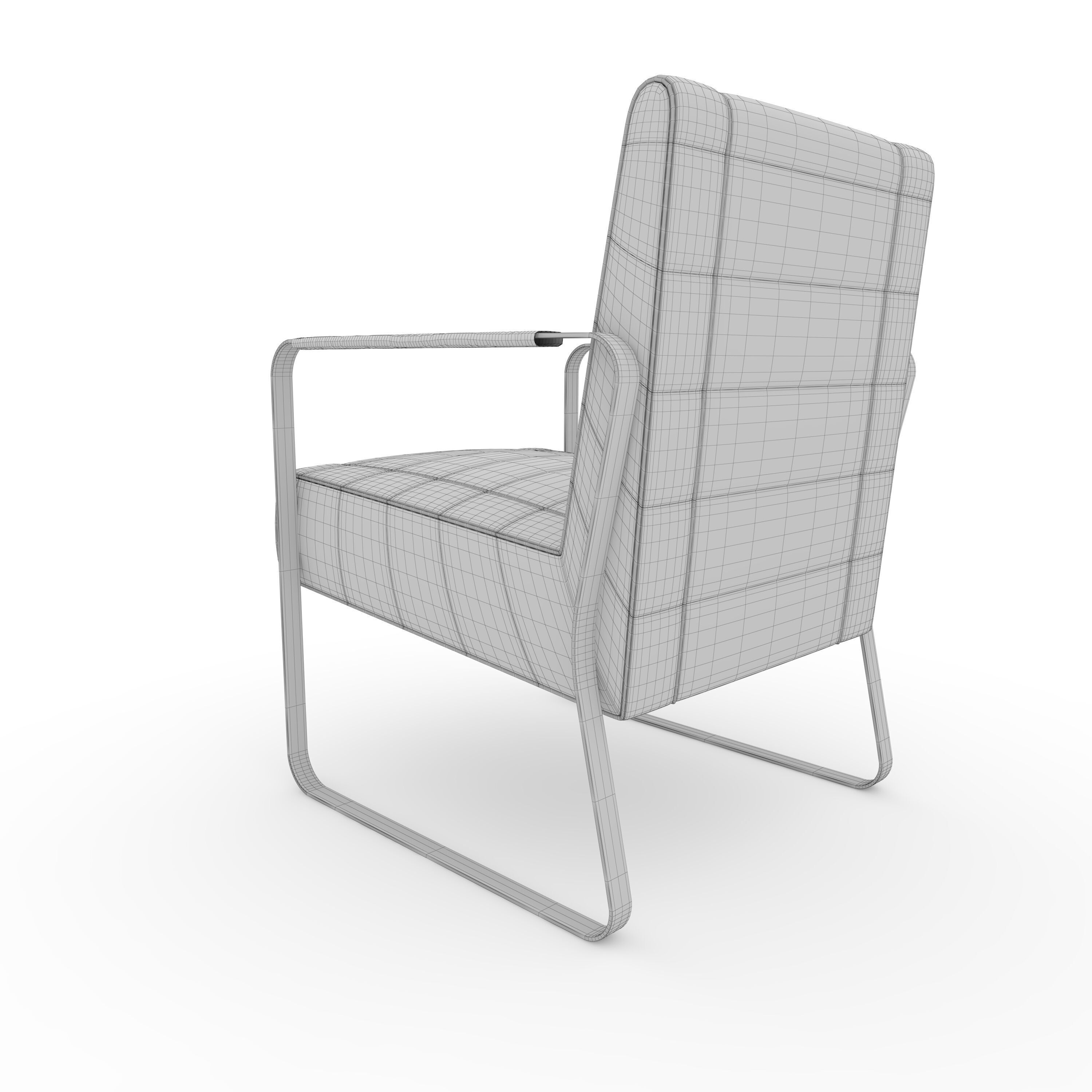 Armchair 61 3D model_15
