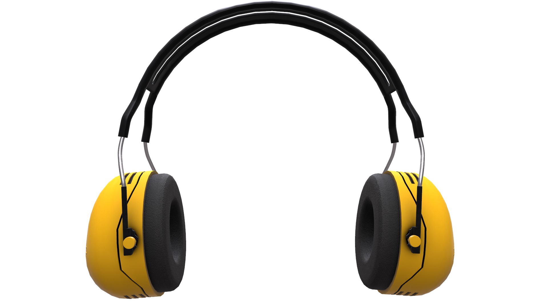 Earmuff Low Poly Low-poly 3D model_13