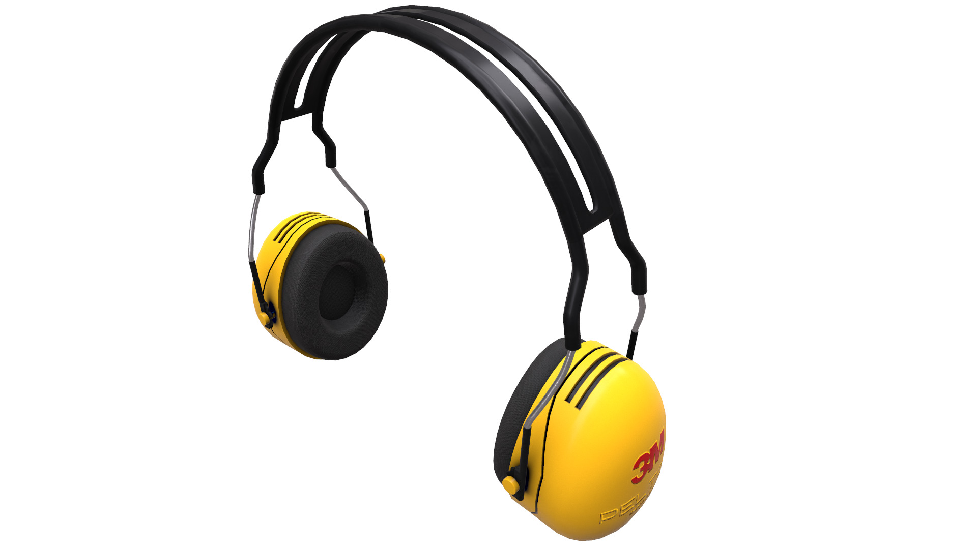 Earmuff Low Poly Low-poly 3D model_14