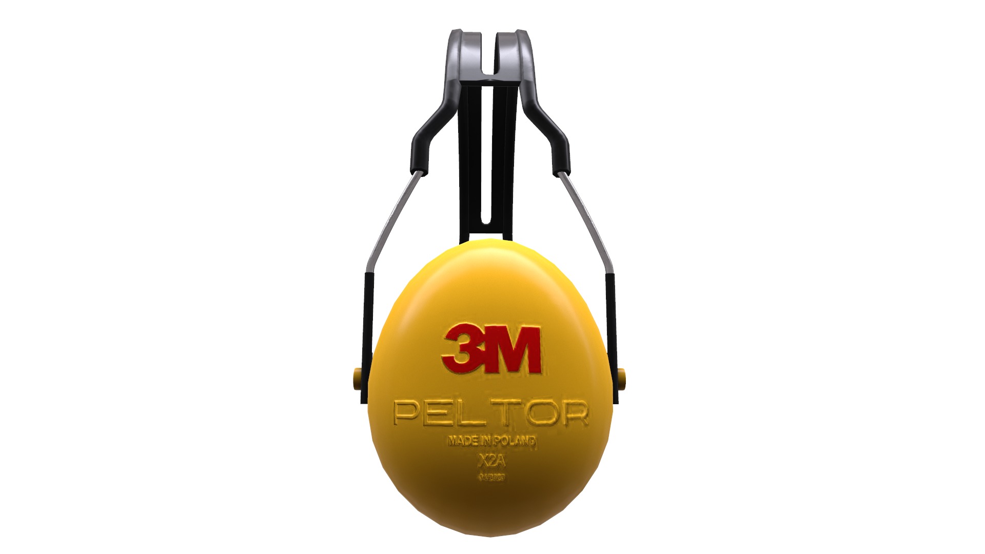 Earmuff Low Poly Low-poly 3D model_9