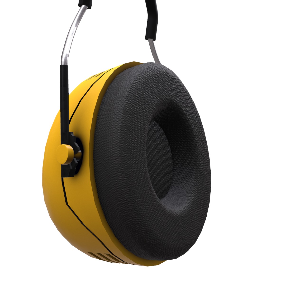 Earmuff Low Poly Low-poly 3D model_4