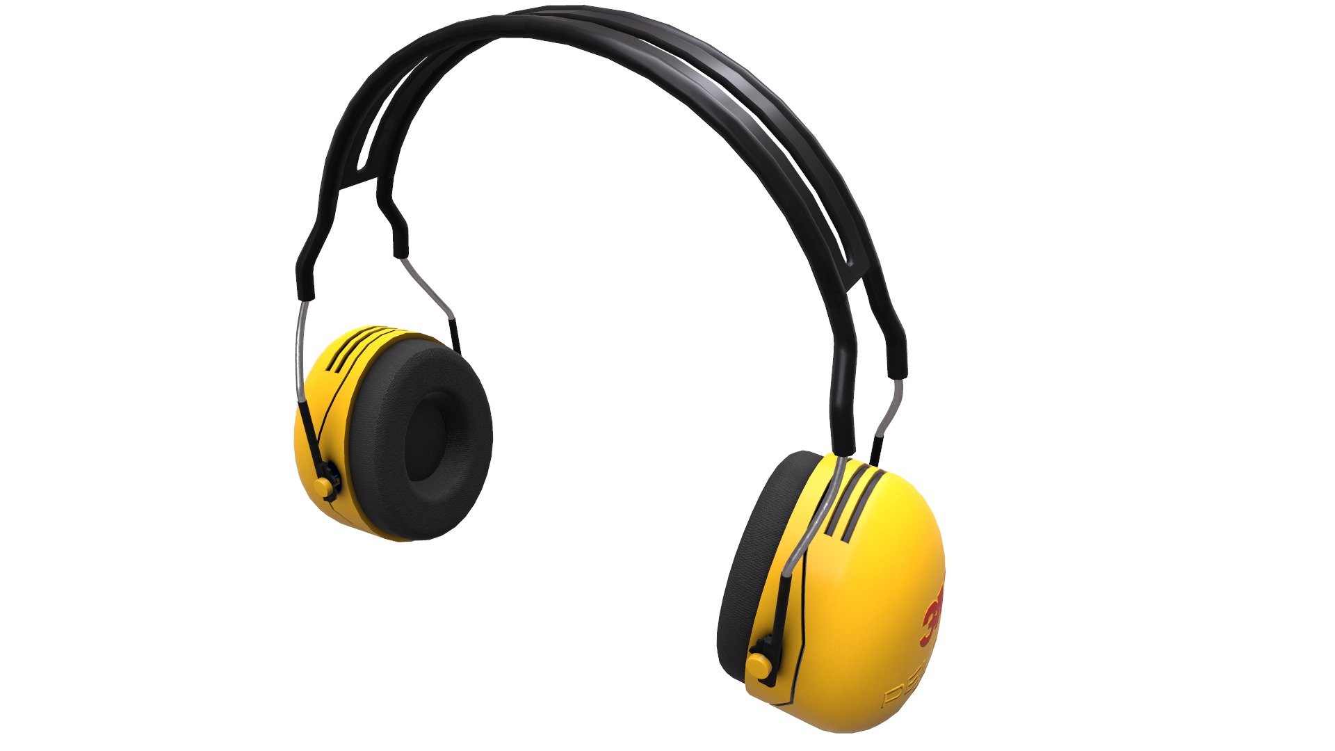 Earmuff Low Poly Low-poly 3D model_18