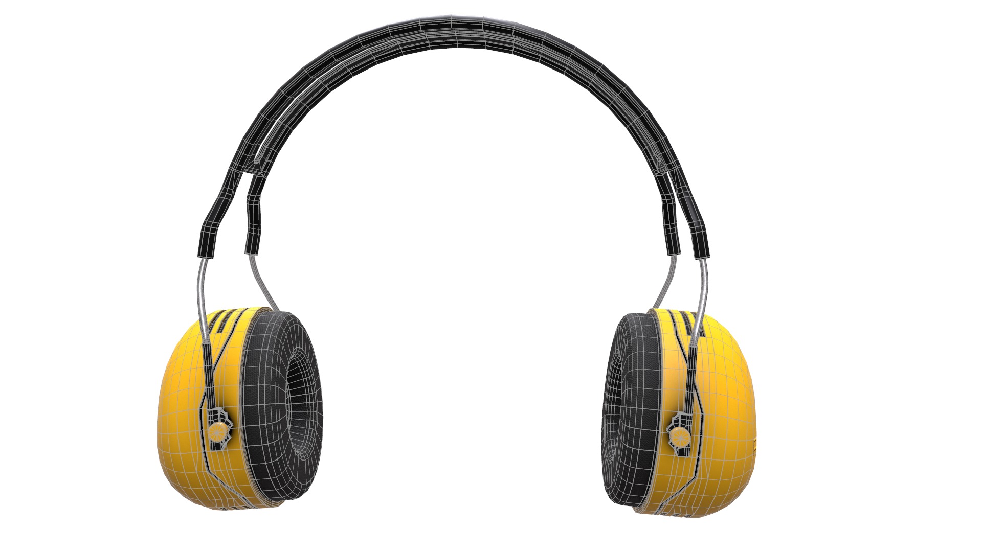 Earmuff Low Poly Low-poly 3D model_32