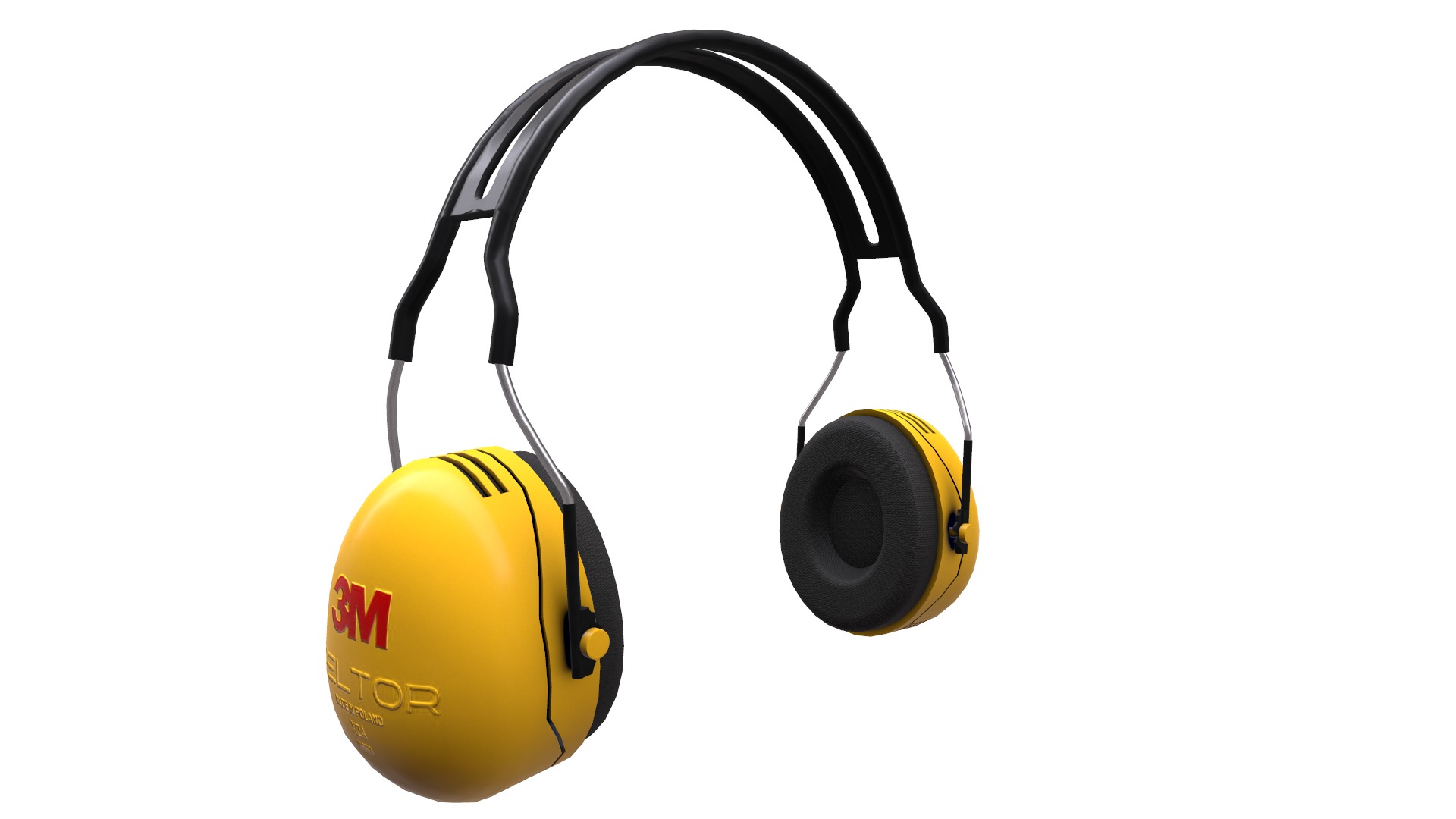 Earmuff Low Poly Low-poly 3D model_23