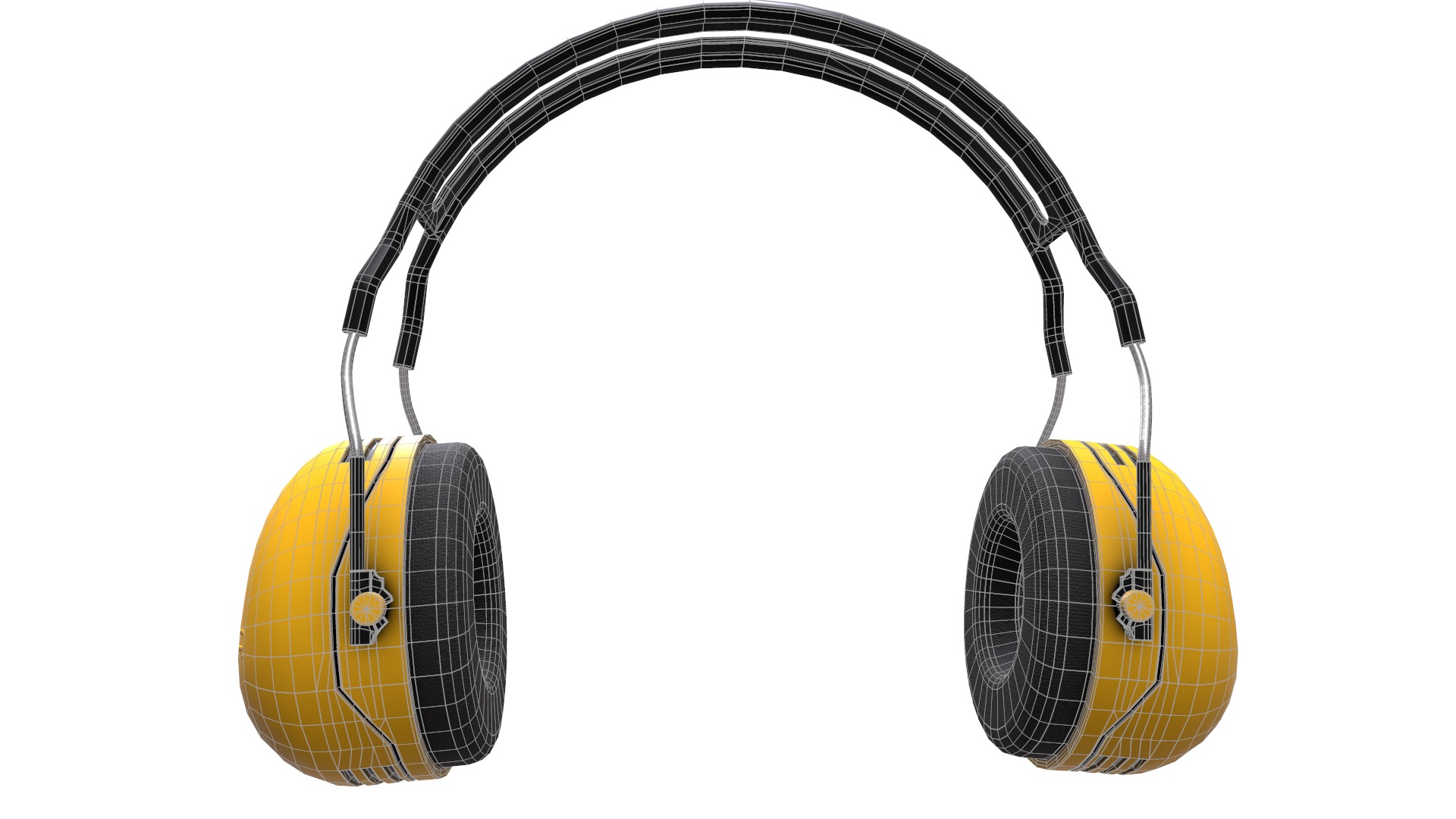 Earmuff Low Poly Low-poly 3D model_26