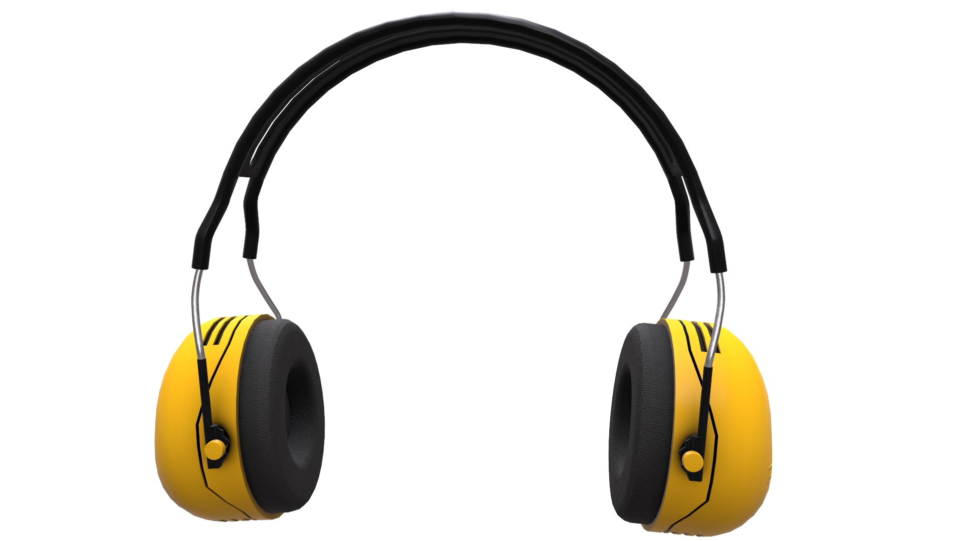 Earmuff Low Poly Low-poly 3D model_22