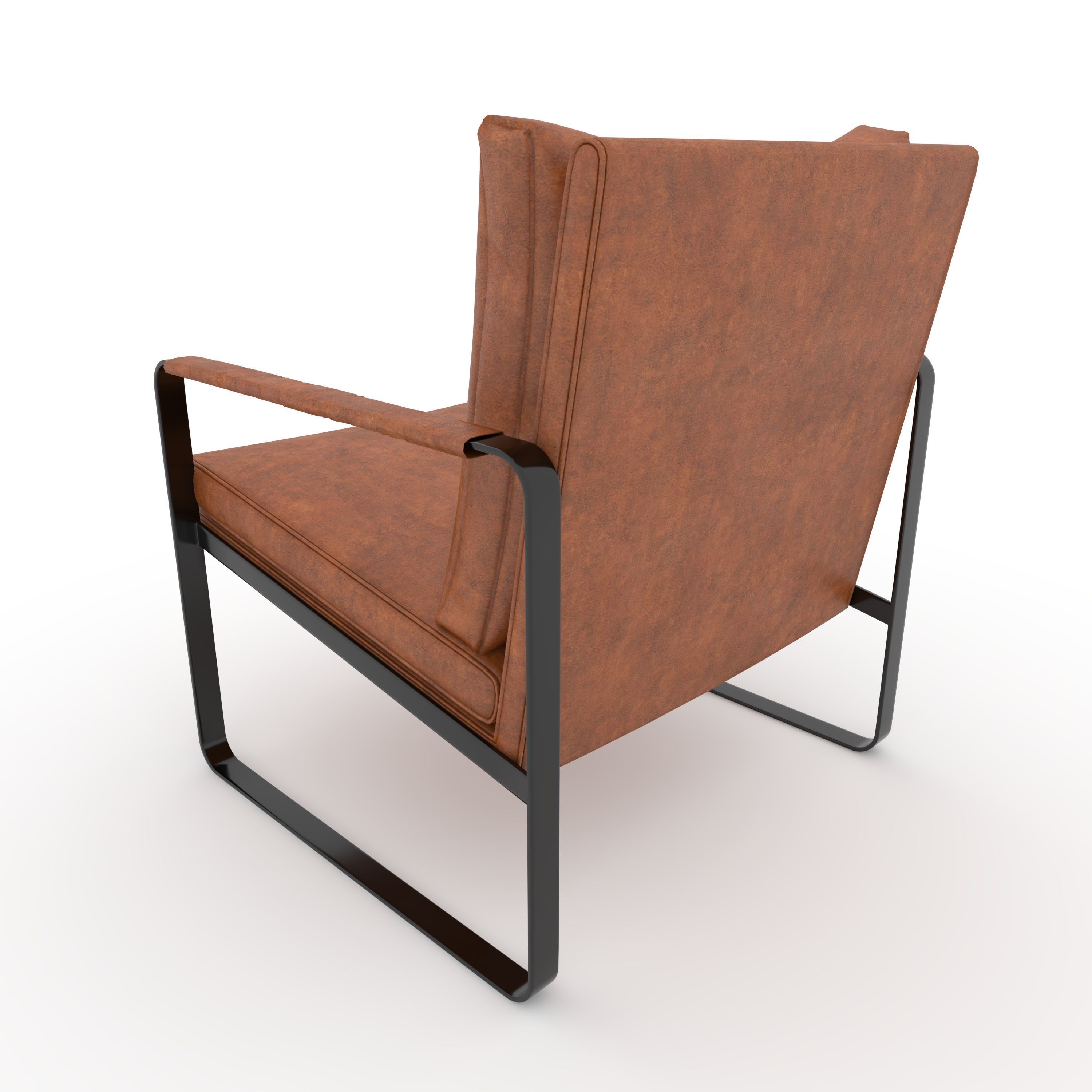 Armchair 62 3D model_6