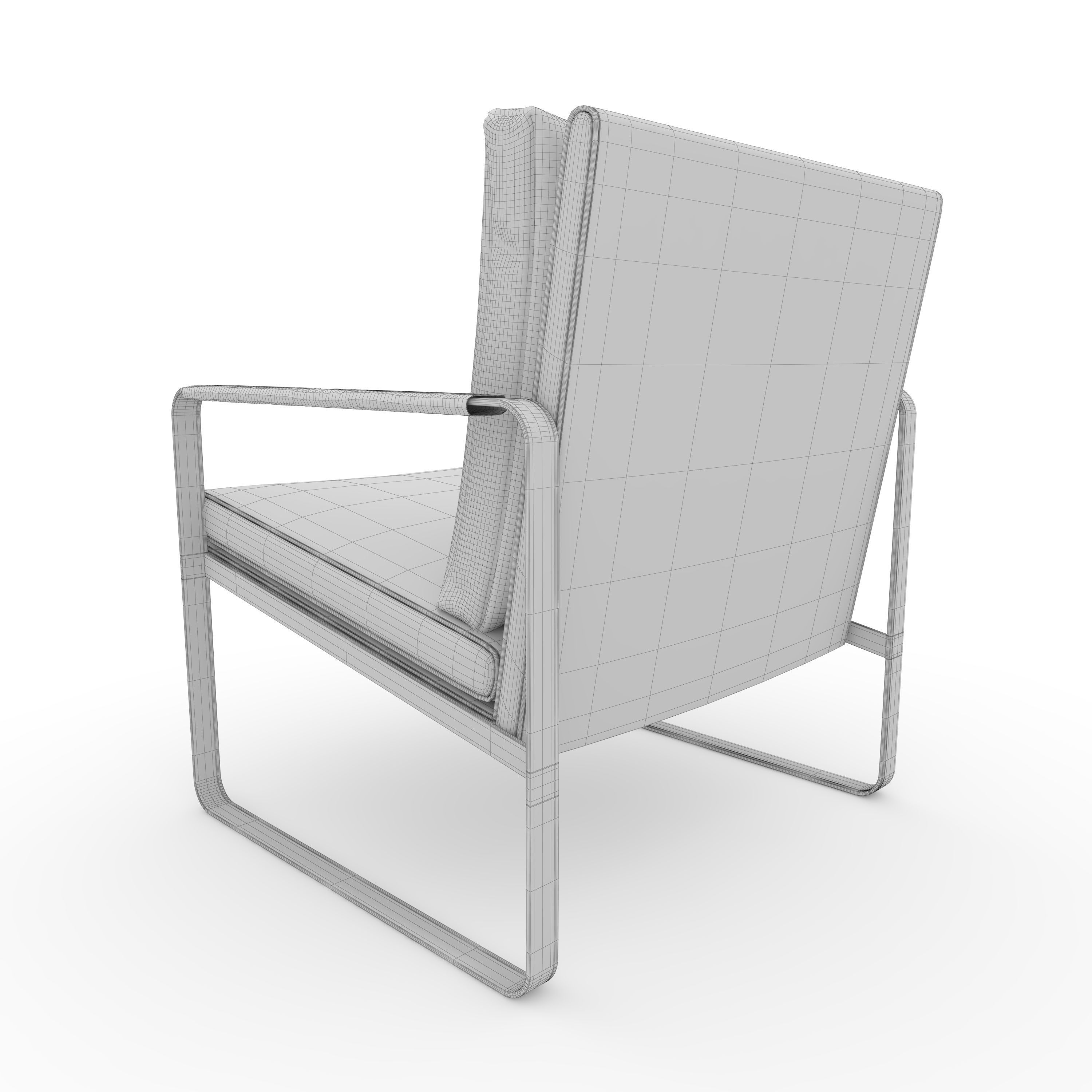 Armchair 62 3D model_15