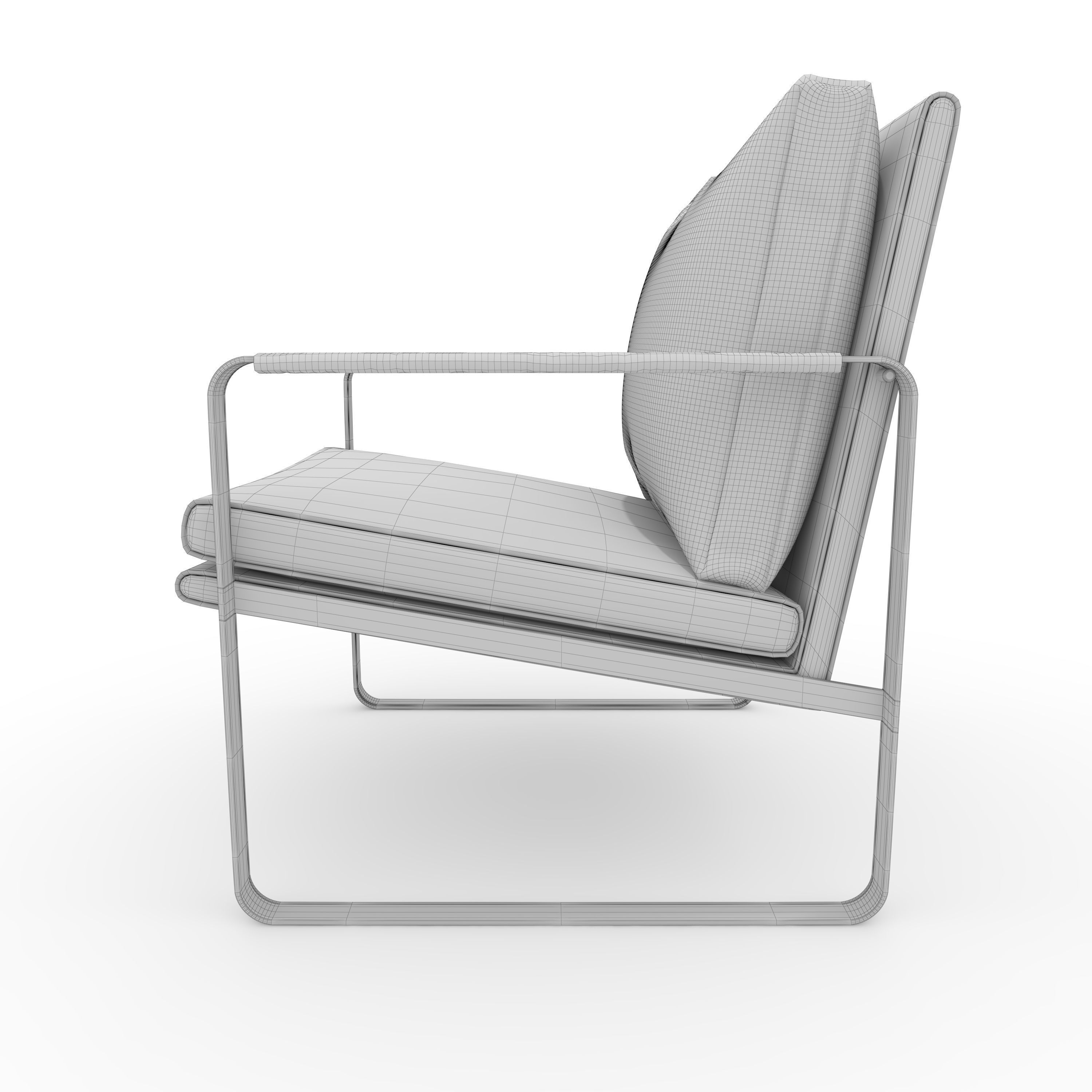 Armchair 62 3D model_13