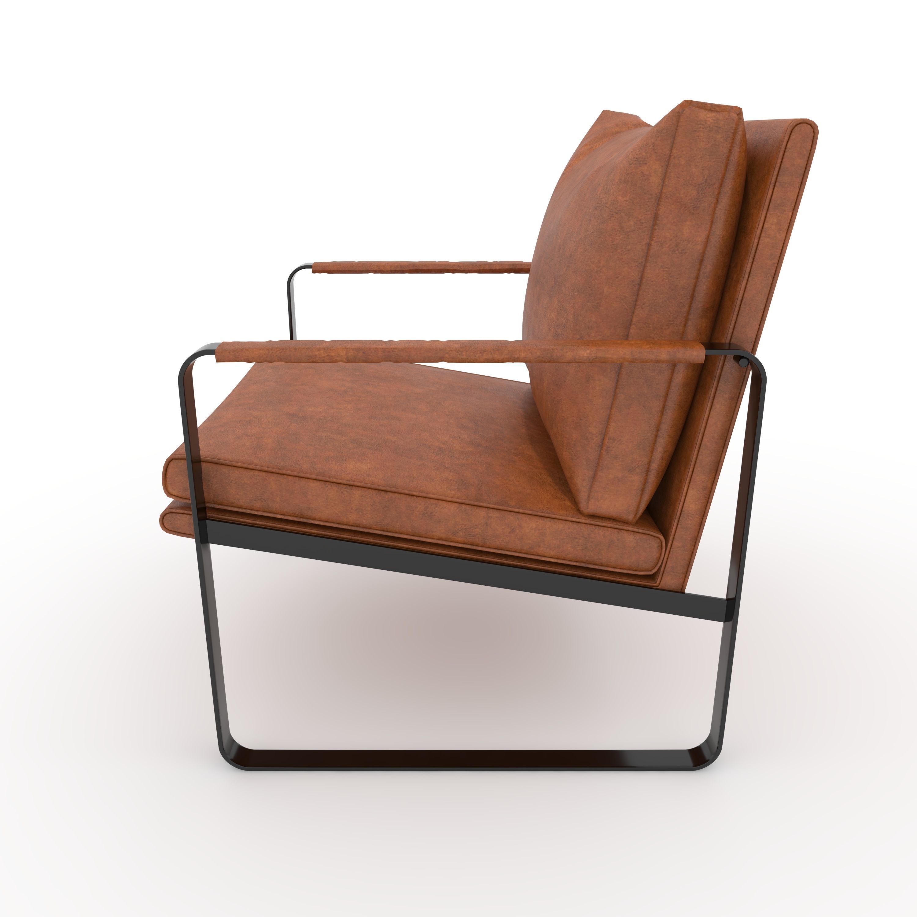 Armchair 62 3D model_4
