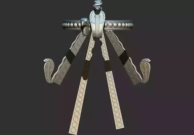 Tutankhamun pharaonic crown 3d Printable model 