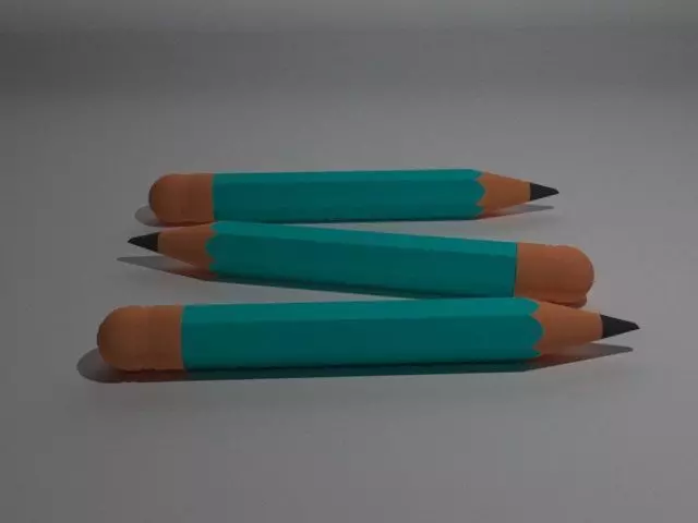 Pencil  3D model_0