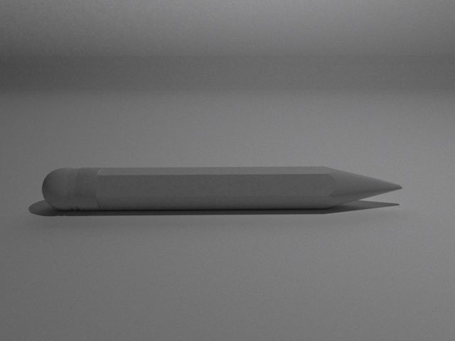 Pencil  3D model_6