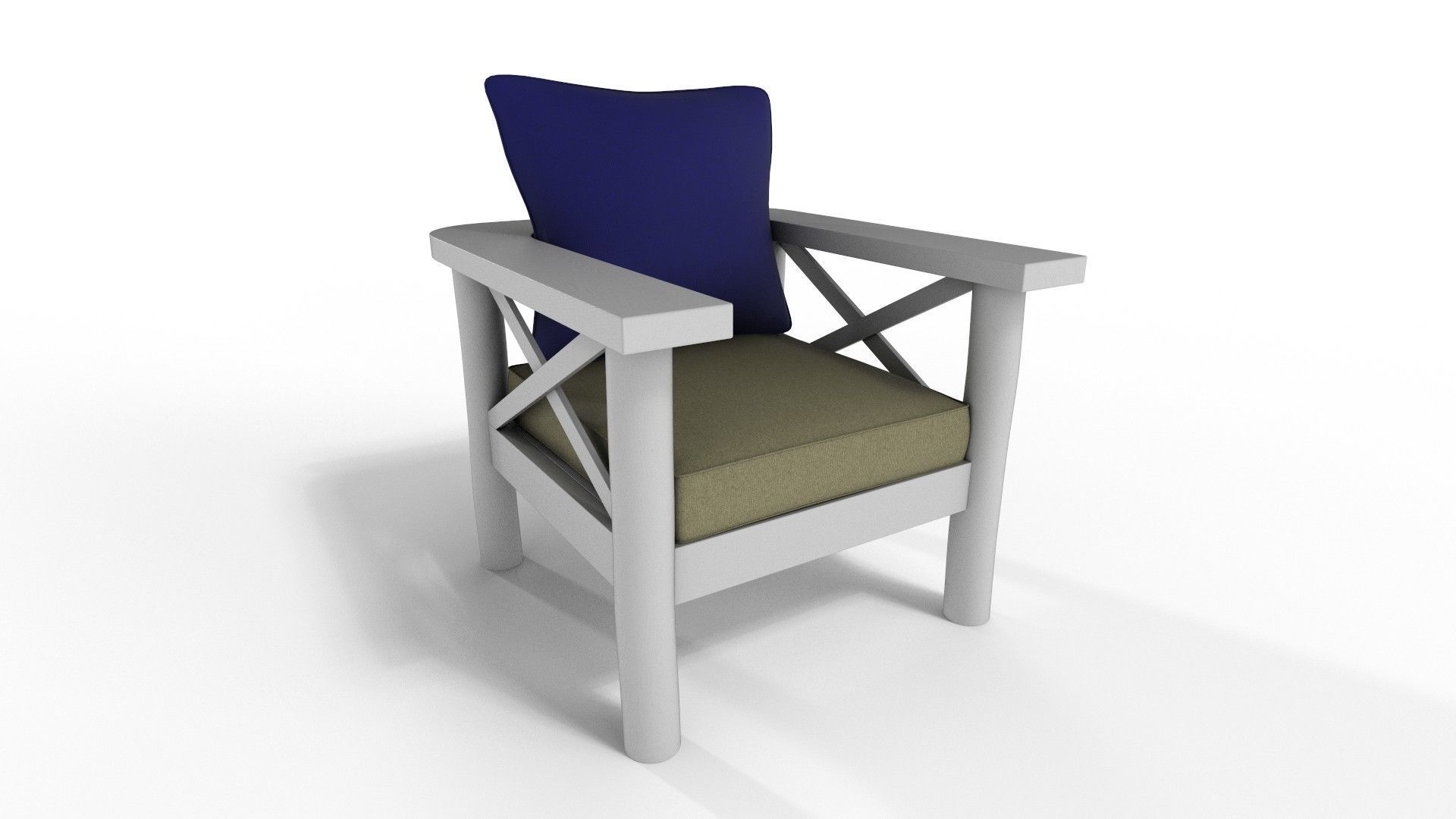 Armchairs Rustic 3D model_25