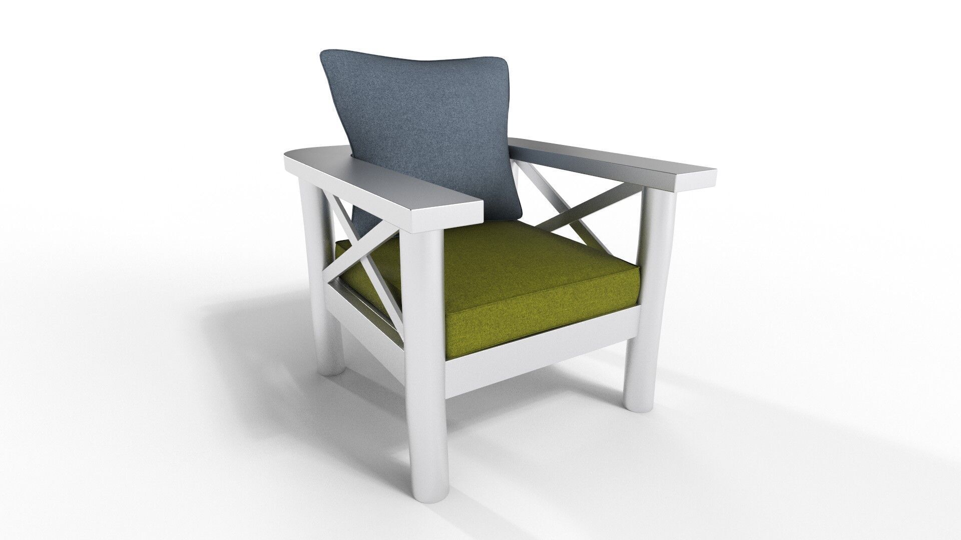 Armchairs Rustic 3D model_27