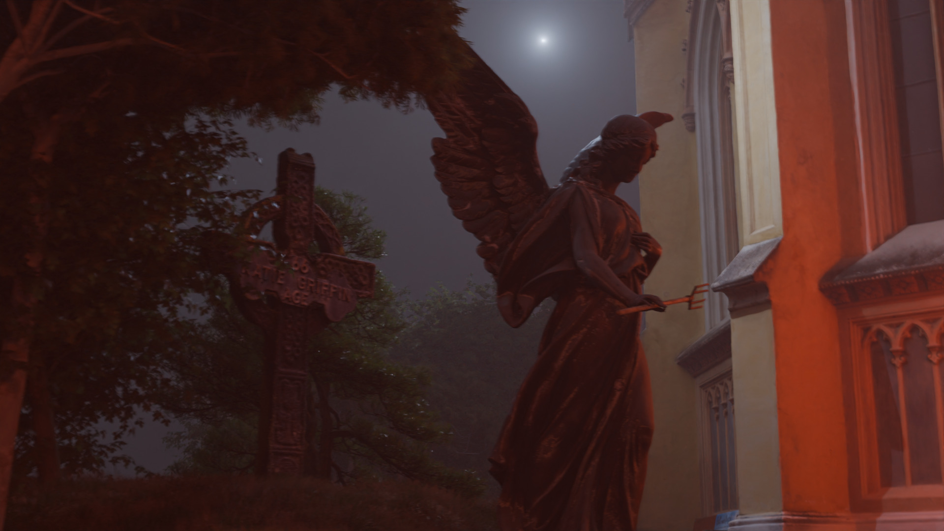 Mystical Graveyard 3D model_3